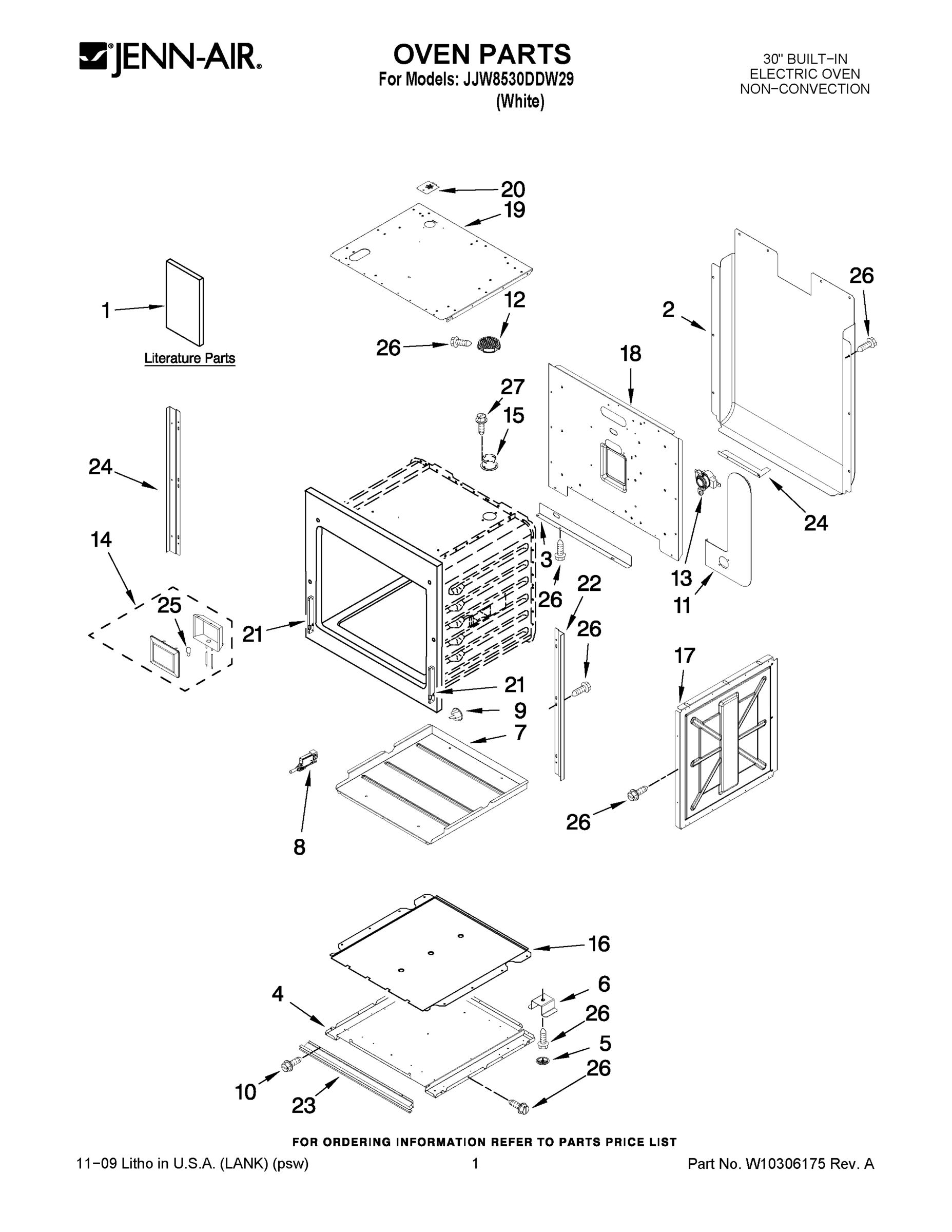 01 - OVEN PARTS