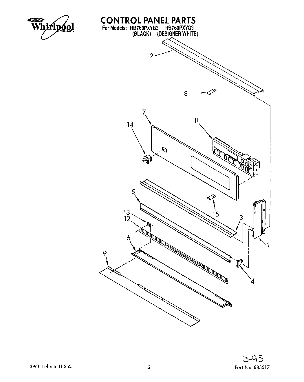 01 - CONTROL PANEL, LIT/OPTIONAL