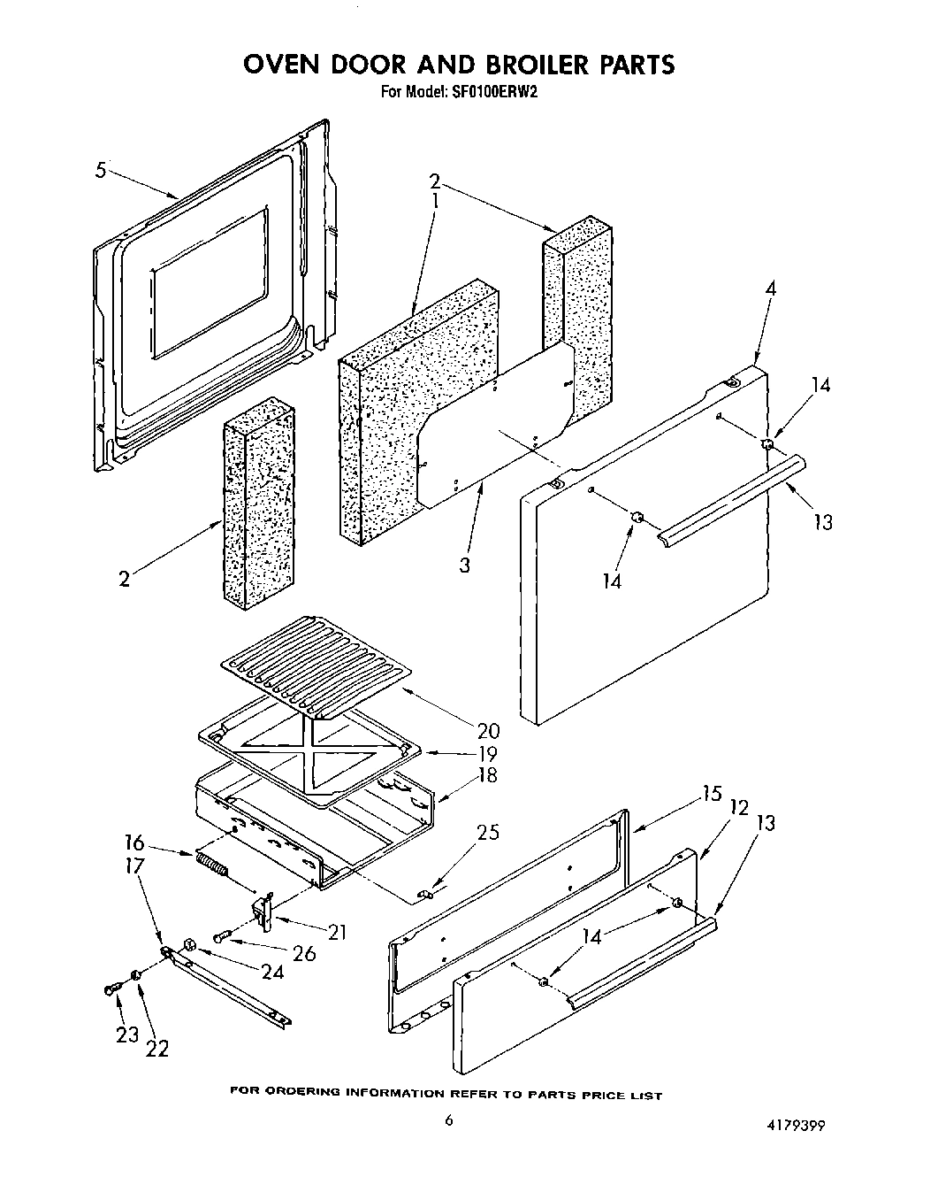 05 - OVEN DOOR AND BROILER