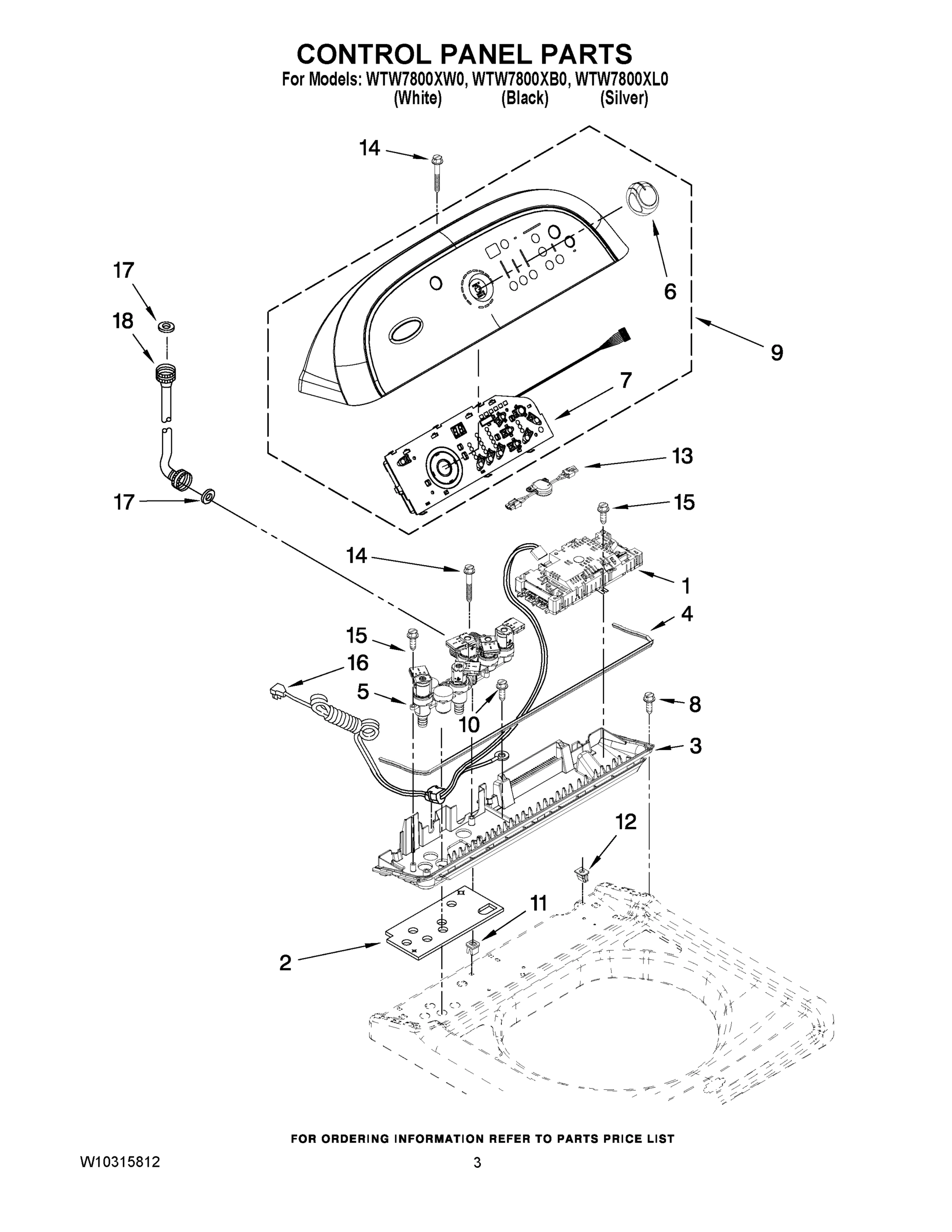 02 - CONTROL PANEL PARTS
