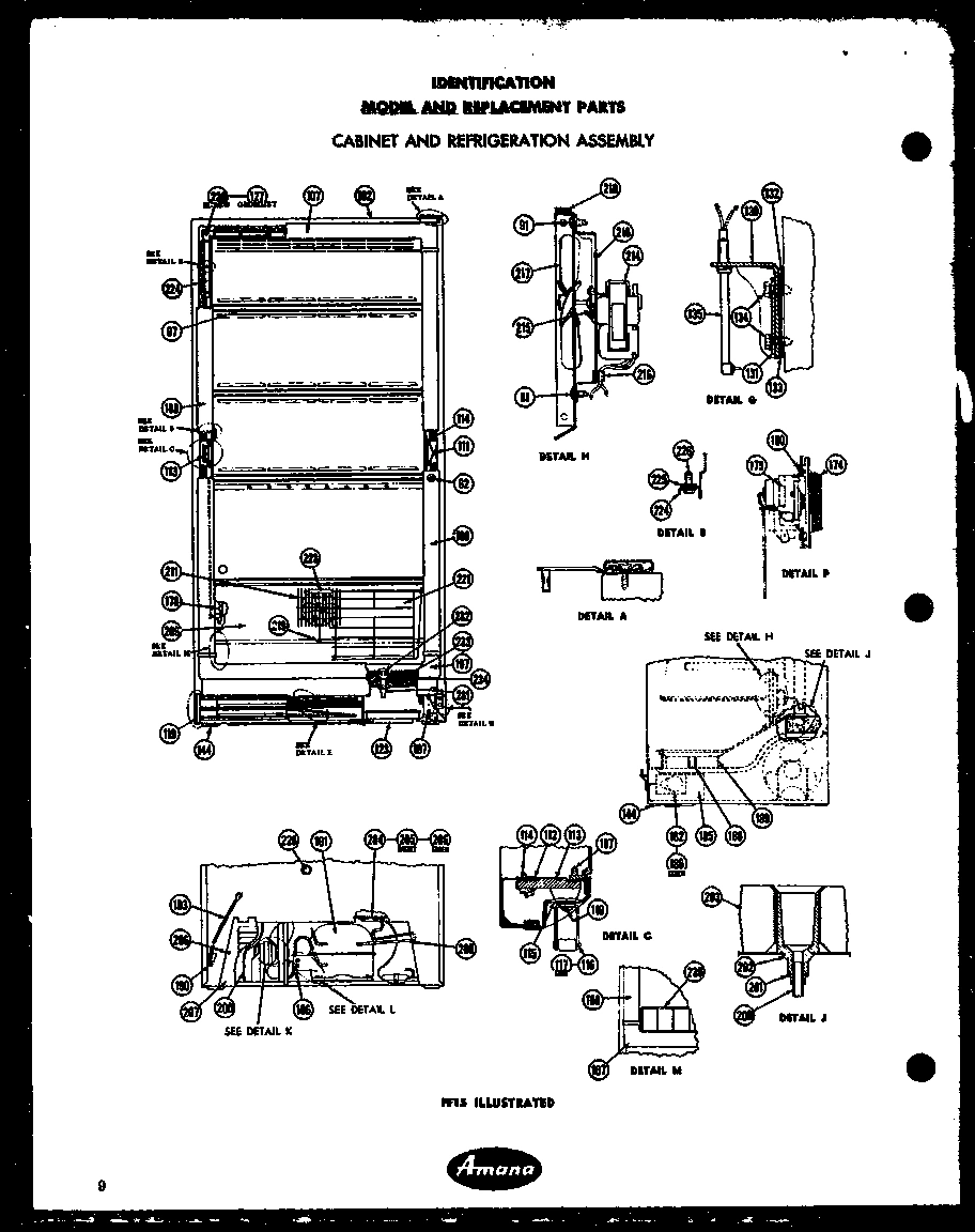 01 - CABINET AND REFRIGERATION ASSY