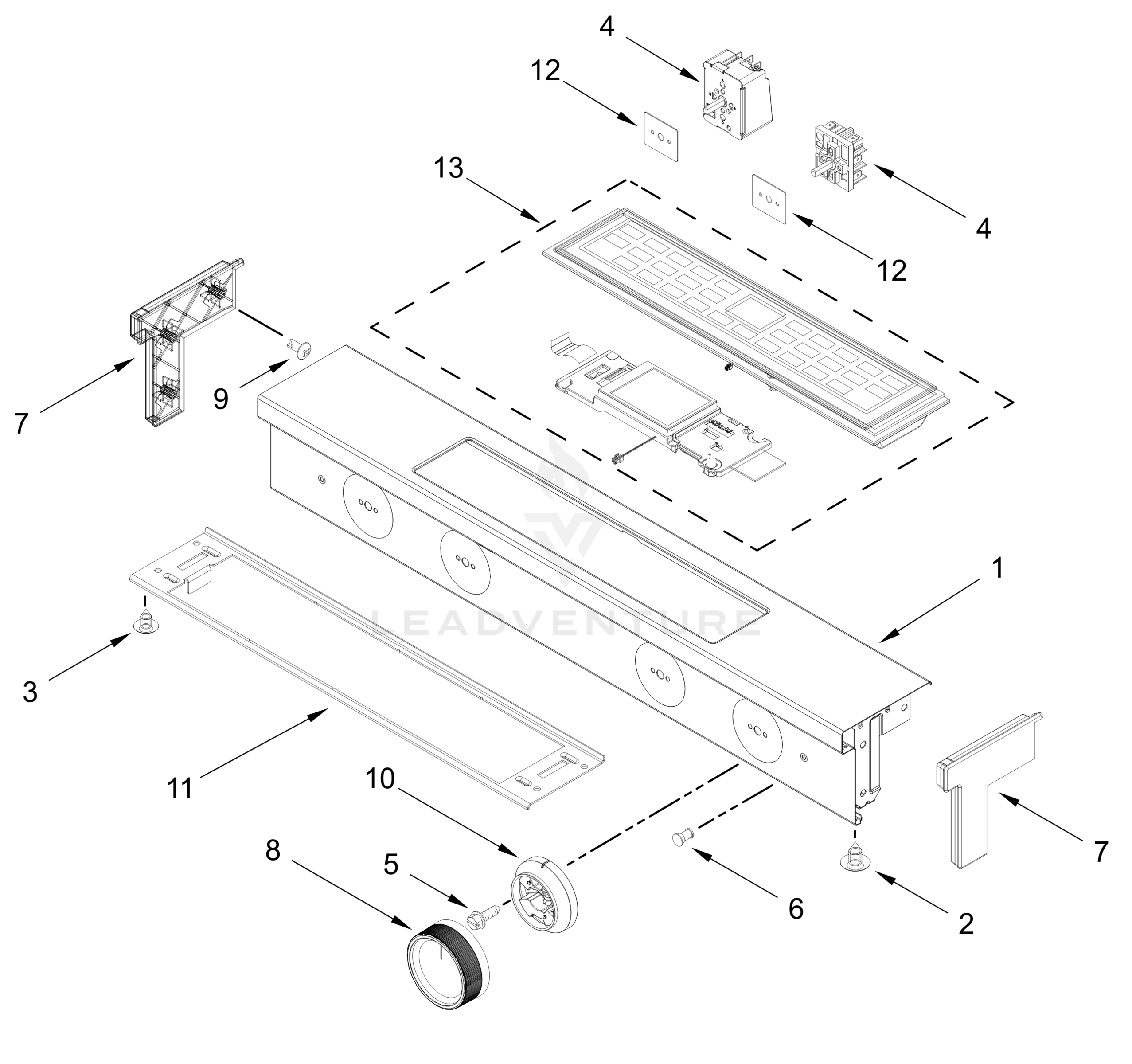 CONTROL PANEL PARTS