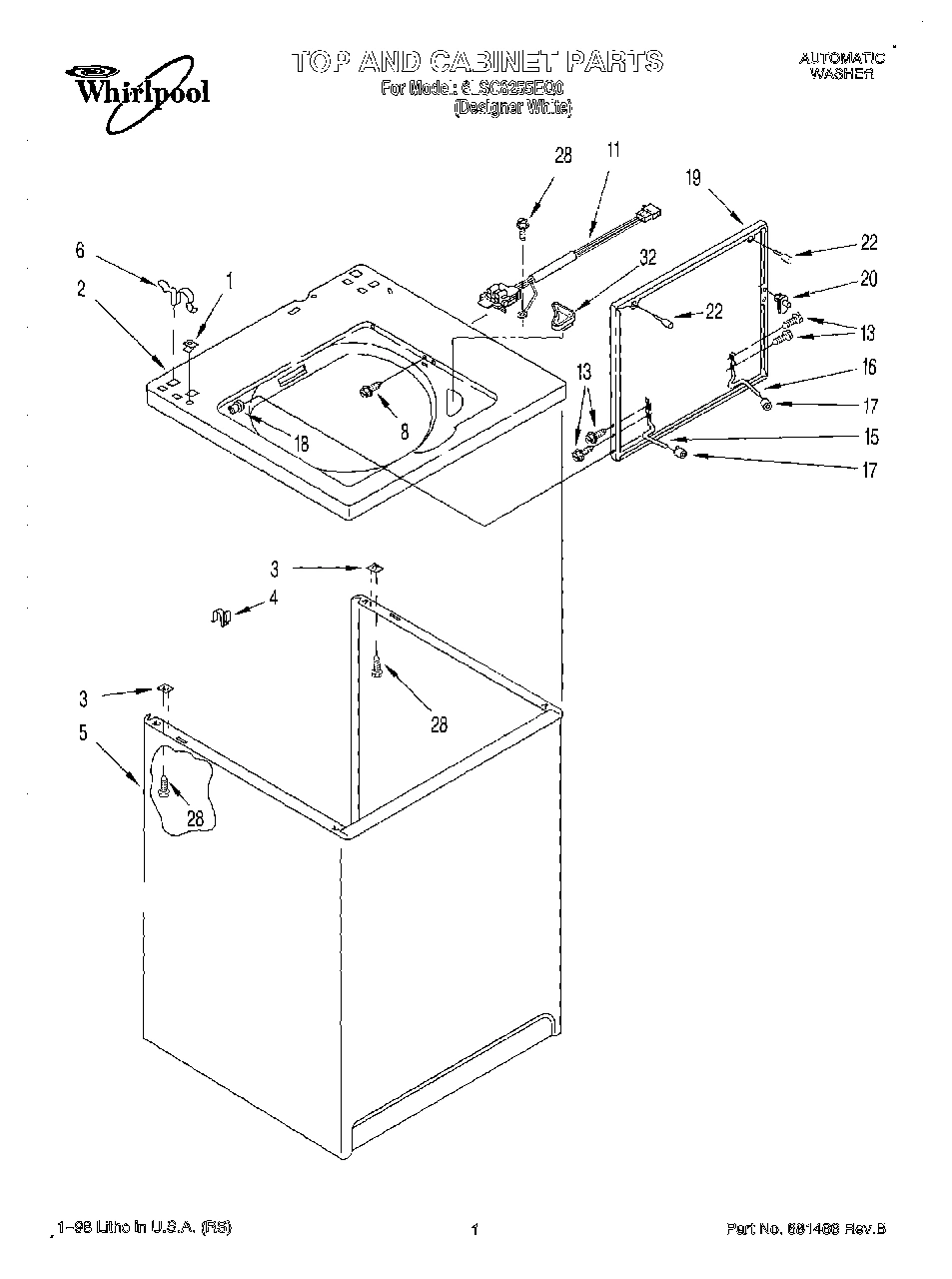 01 - TOP AND CABINET