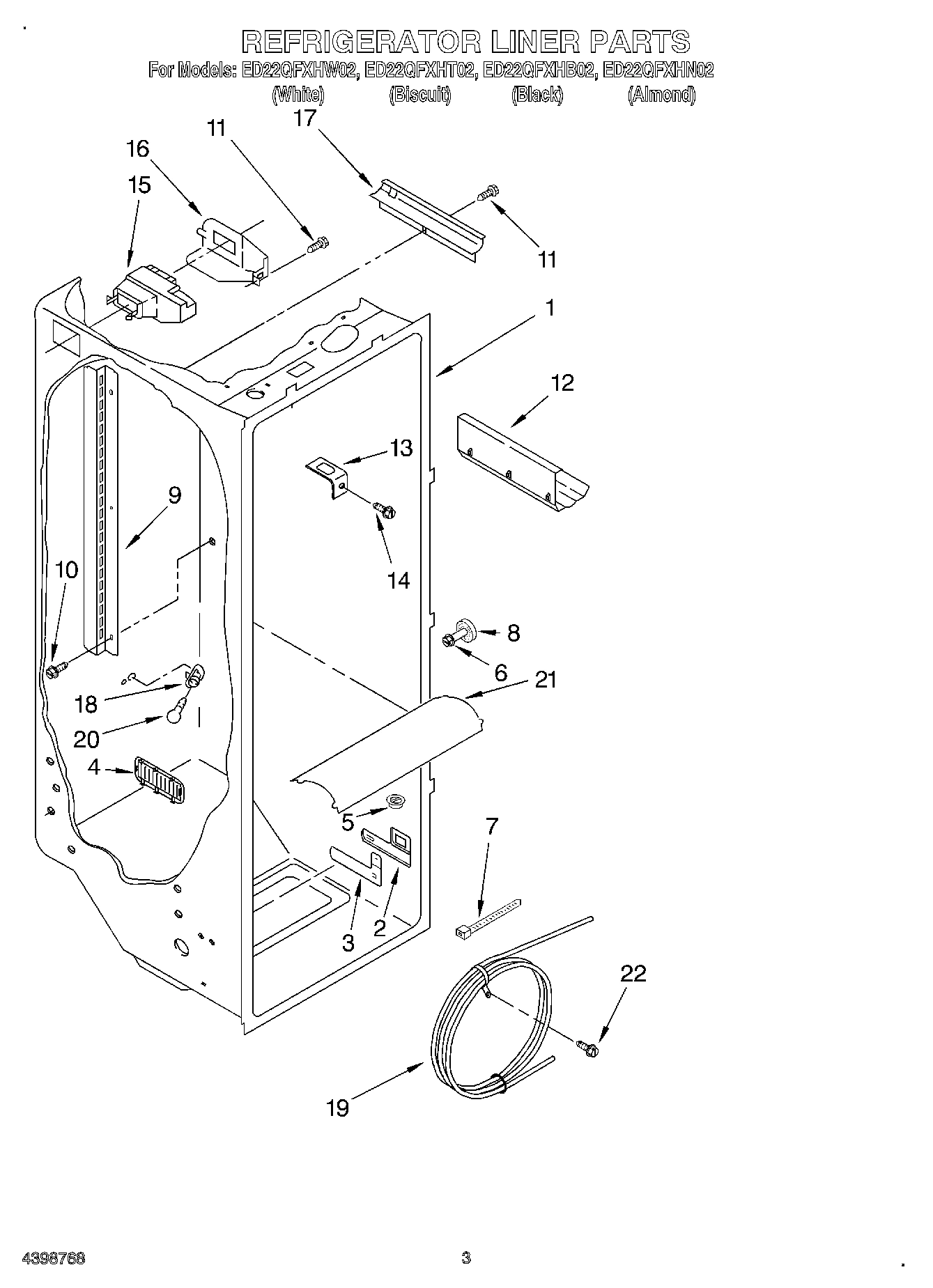 02 - REFRIGERATOR LINER