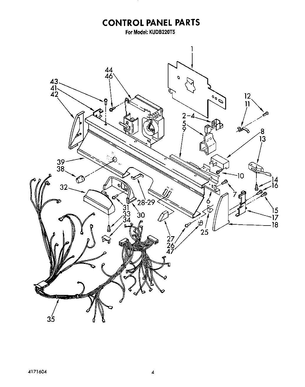 04 - CONTROL PANEL, LIT/OPTIONAL