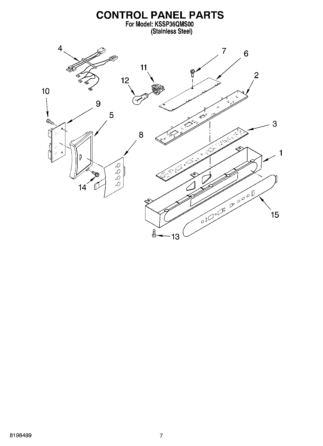 05 - CONTROL PANEL PARTS