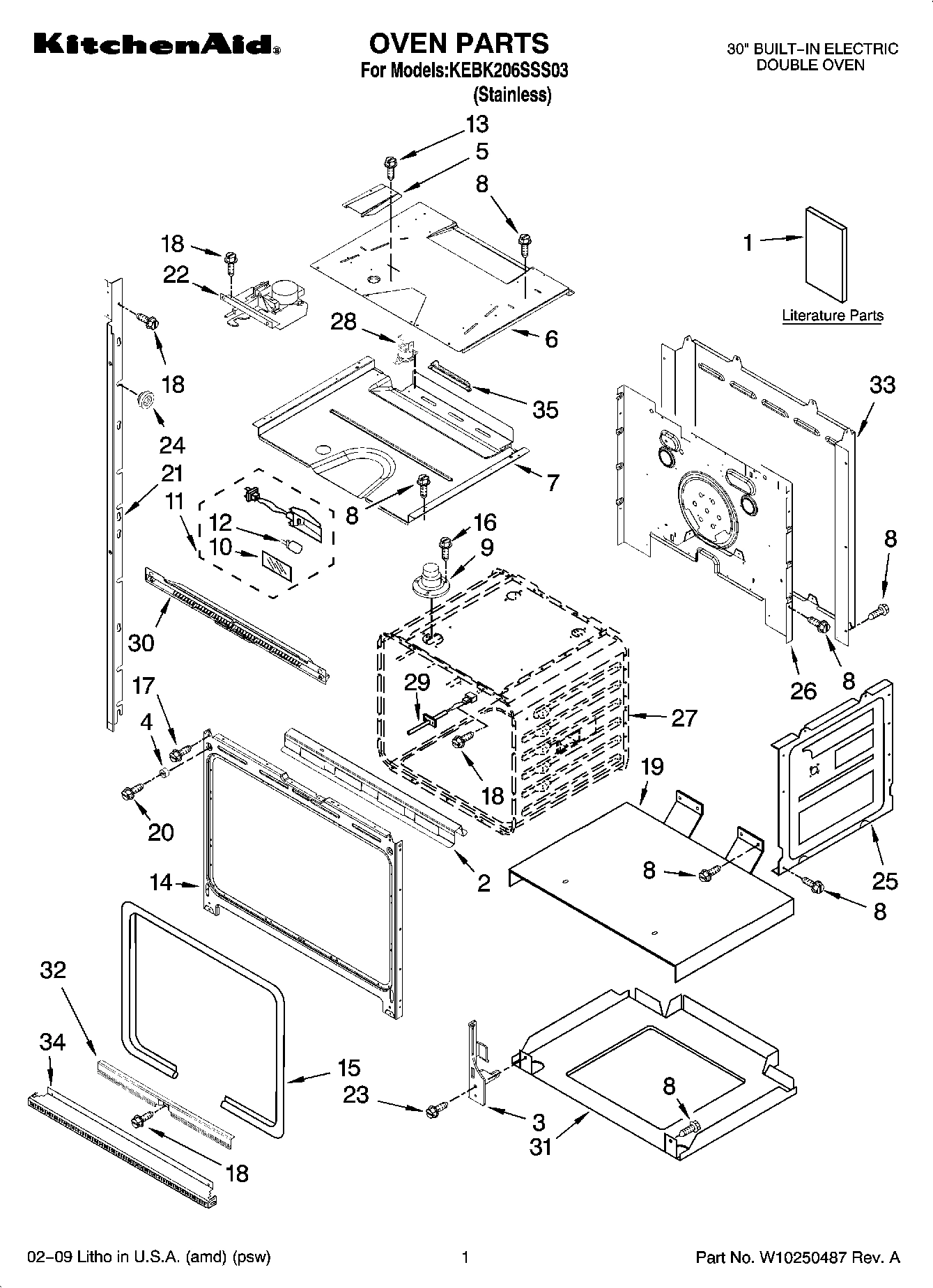 01 - OVEN PARTS