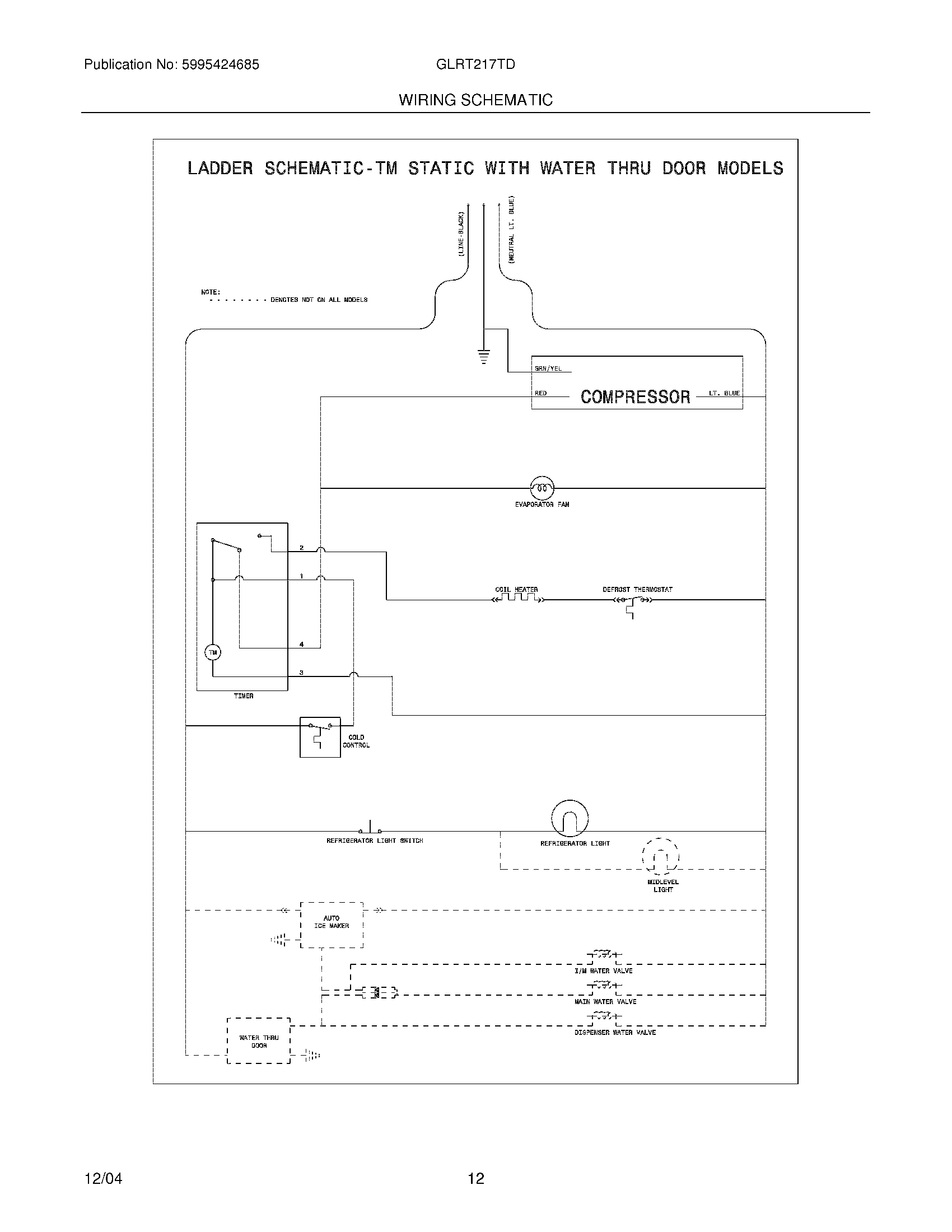 12 - WIRING SCHEMATIC