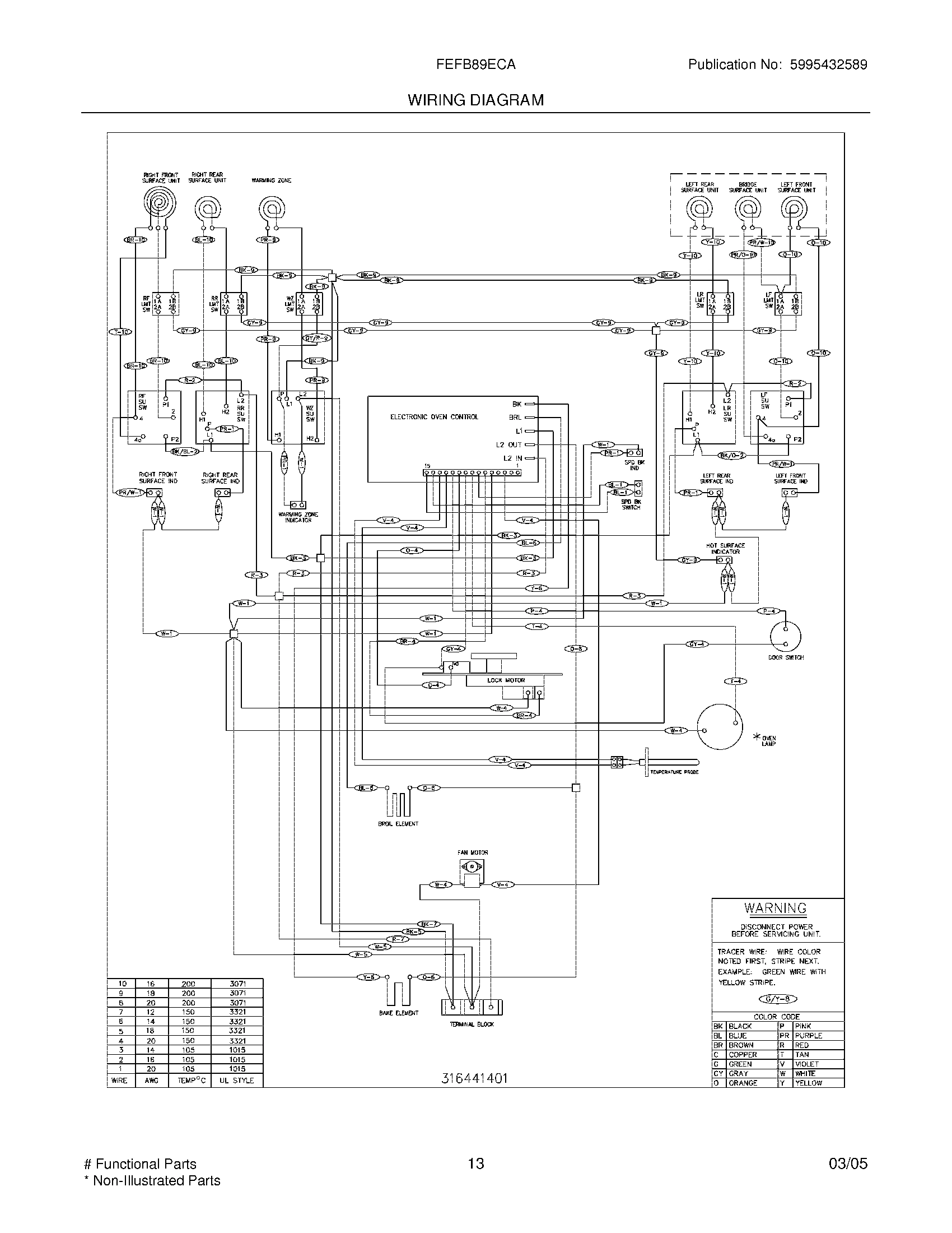 13 - WIRING DIAGRAM