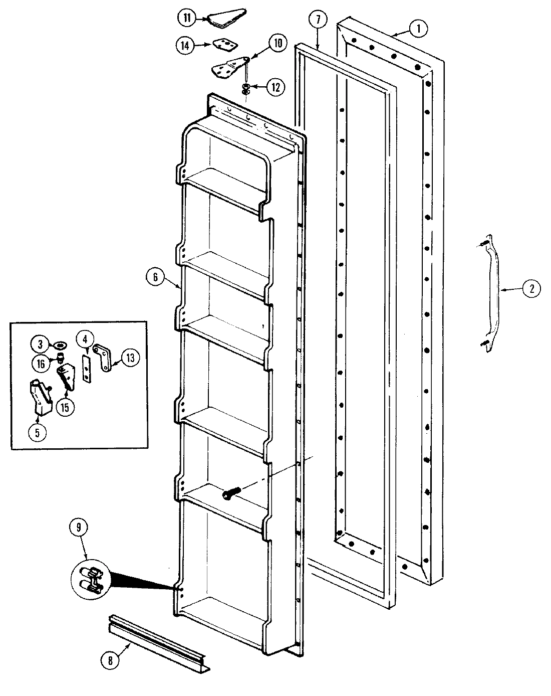 02 - FREEZER DOOR