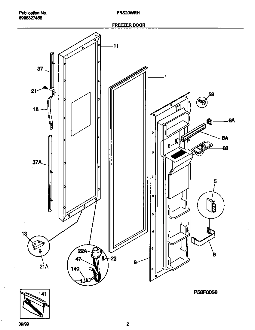 02 - FREEZER DOOR