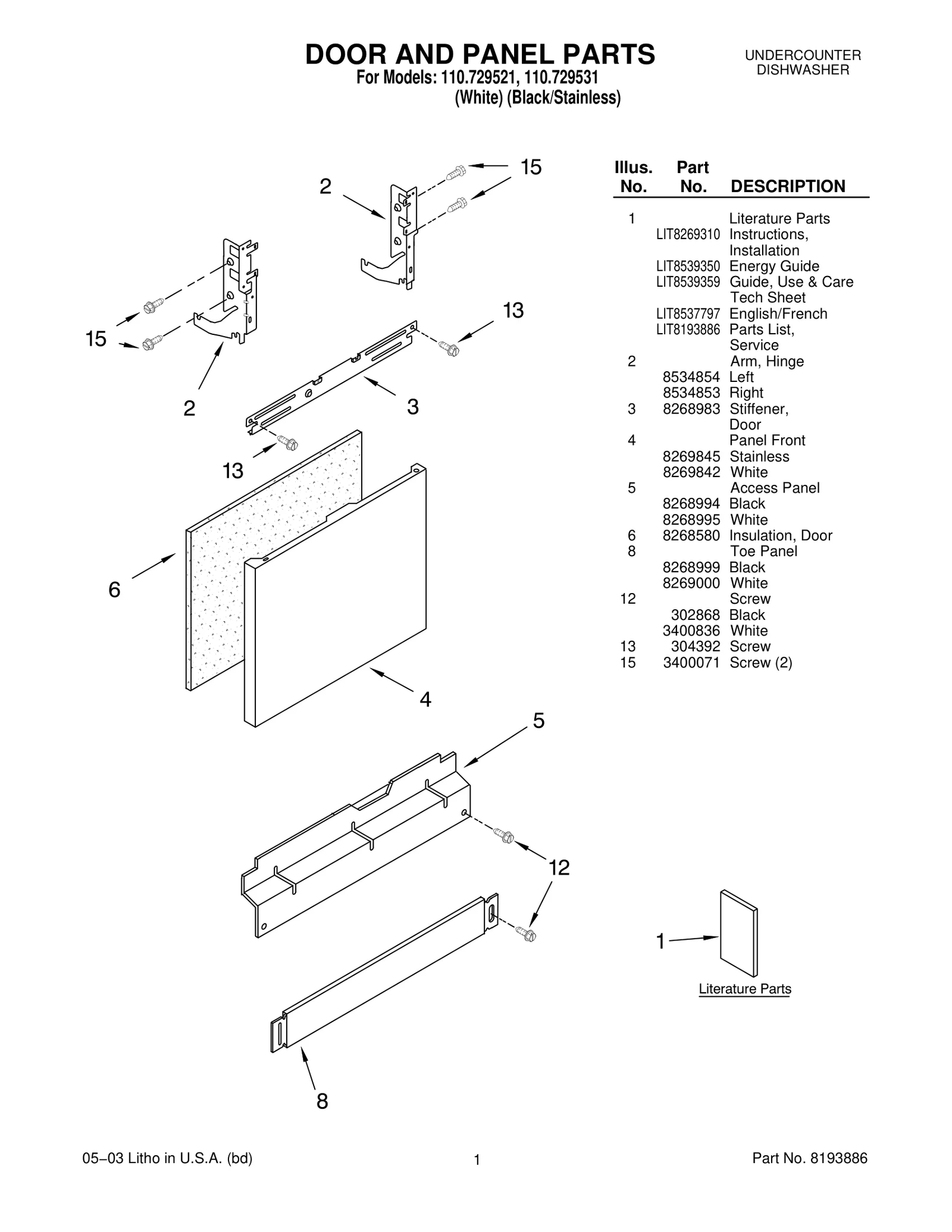 DOOR AND PANEL PARTS