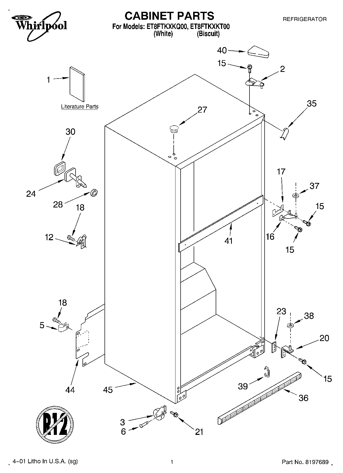 01 - CABINET, LITERATURE