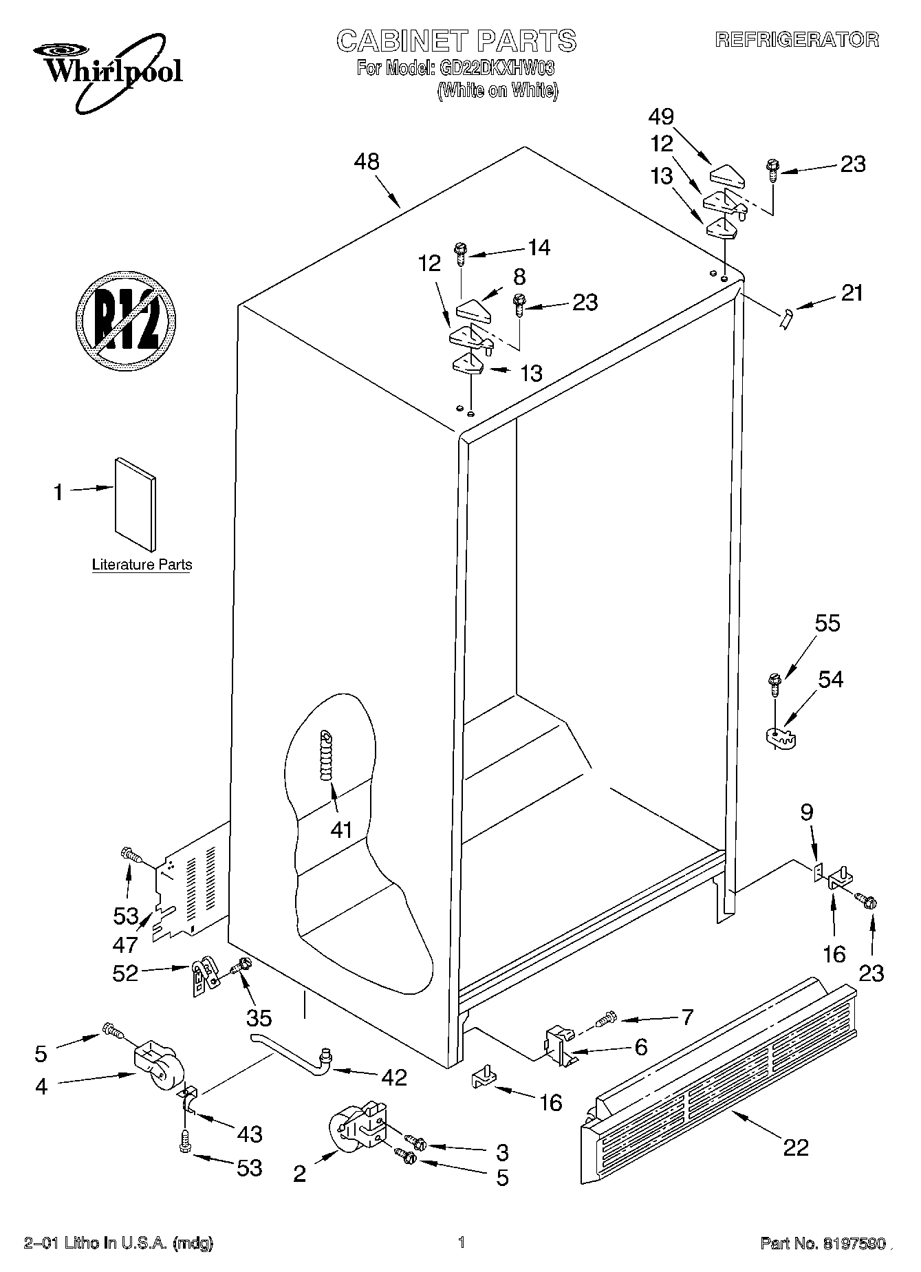 01 - CABINET, LITERATURE