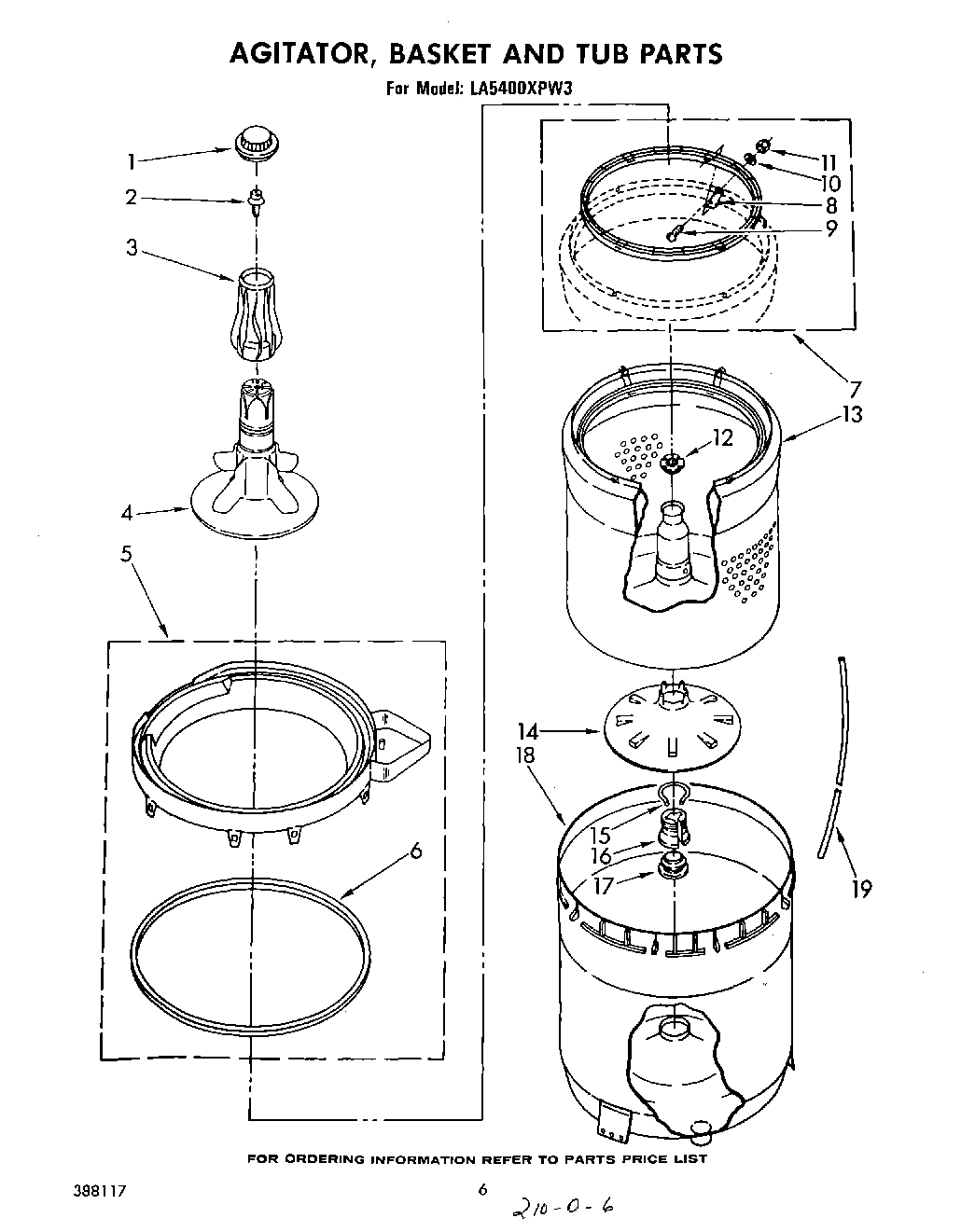 04 - AGITATOR, BASKET AND TUB