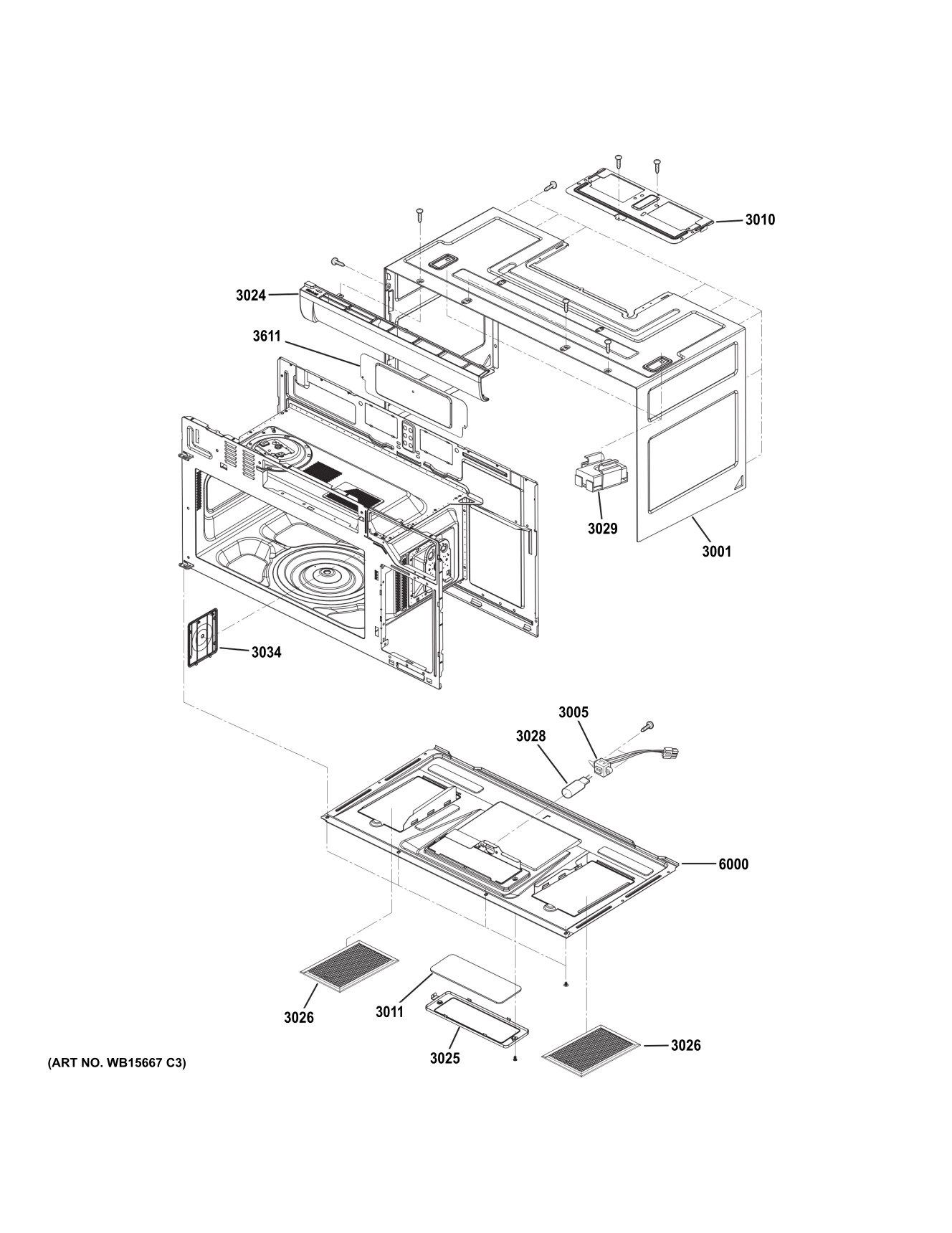 OVEN CAVITY PARTS