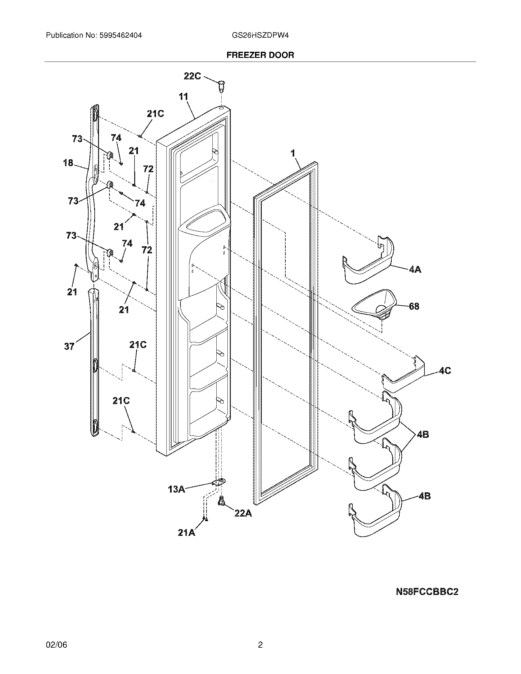 03 - FREEZER DOOR