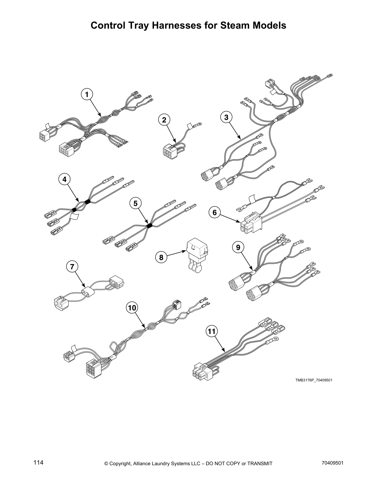 Control Tray Harnesses for Steam Models