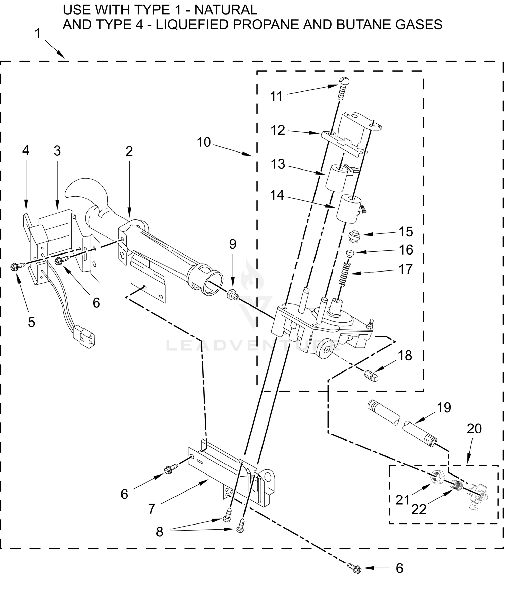 BURNER ASSEMBLY PARTS