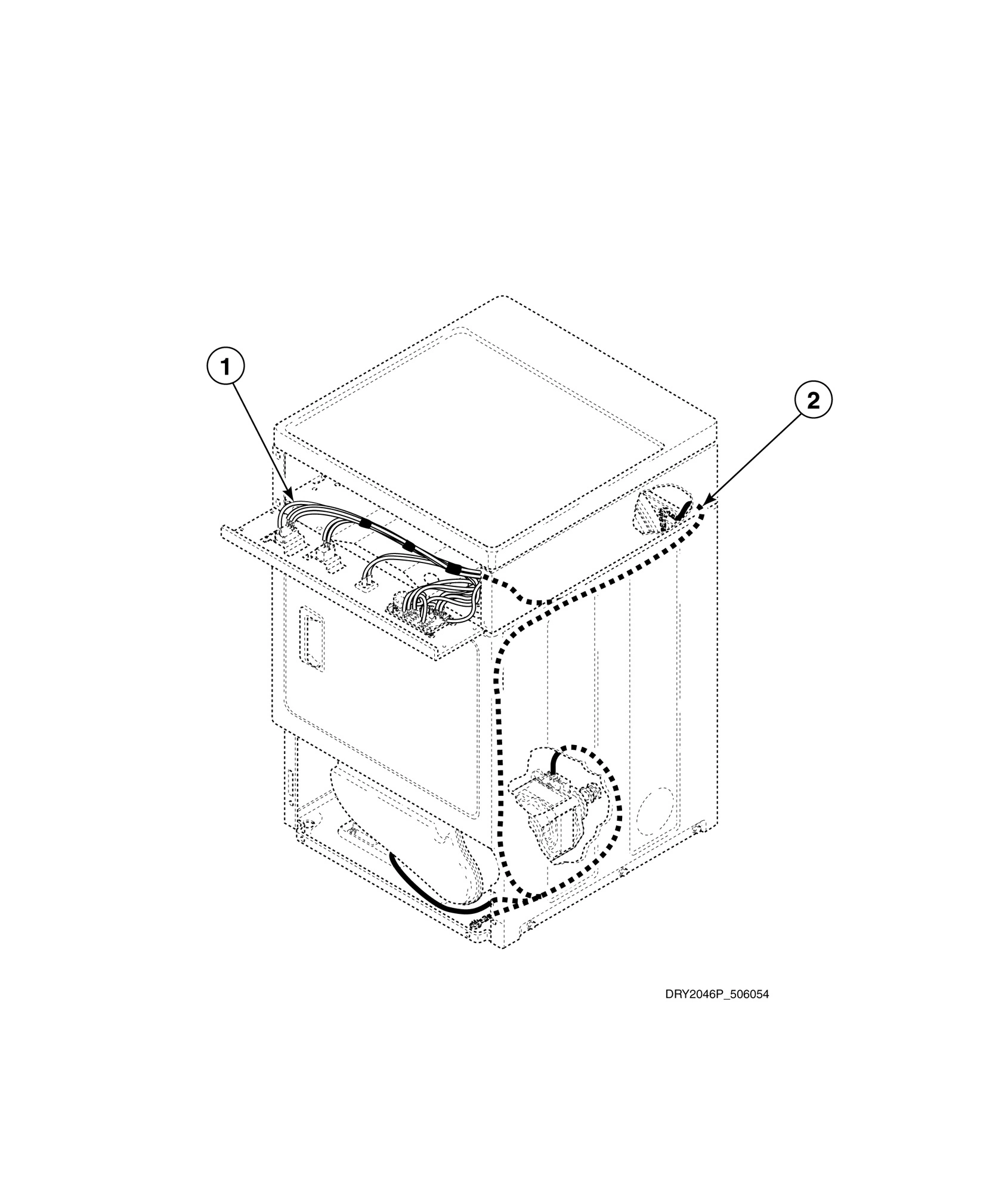 Wire Harnesses and Wires - Front Control Models (Drawing 3 of 5)