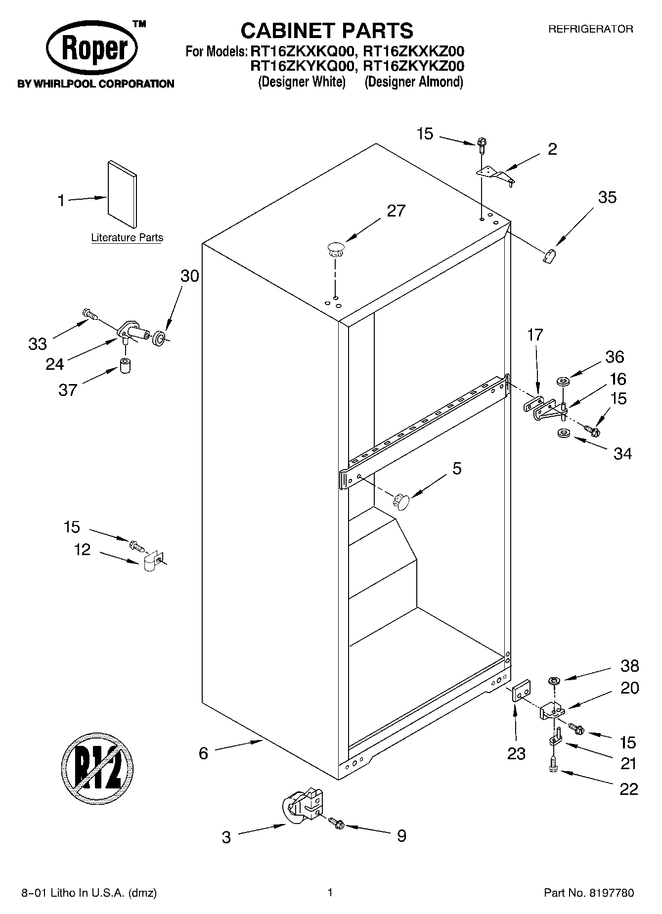 01 - CABINET, LITERATURE