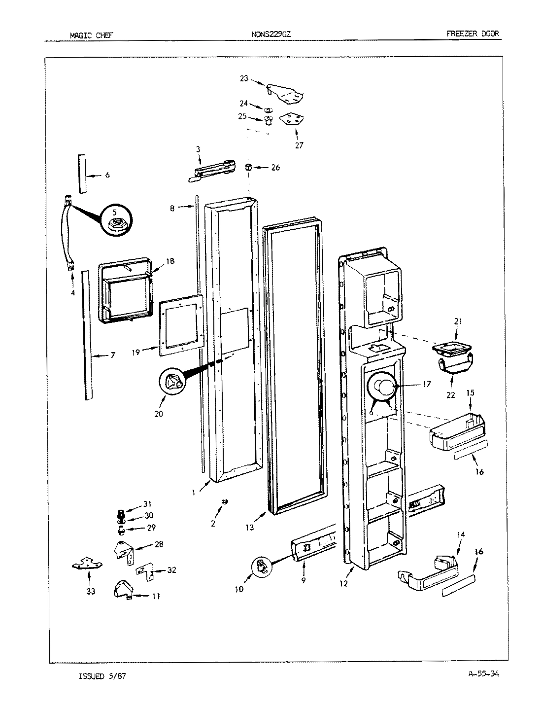 02 - FREEZER DOOR