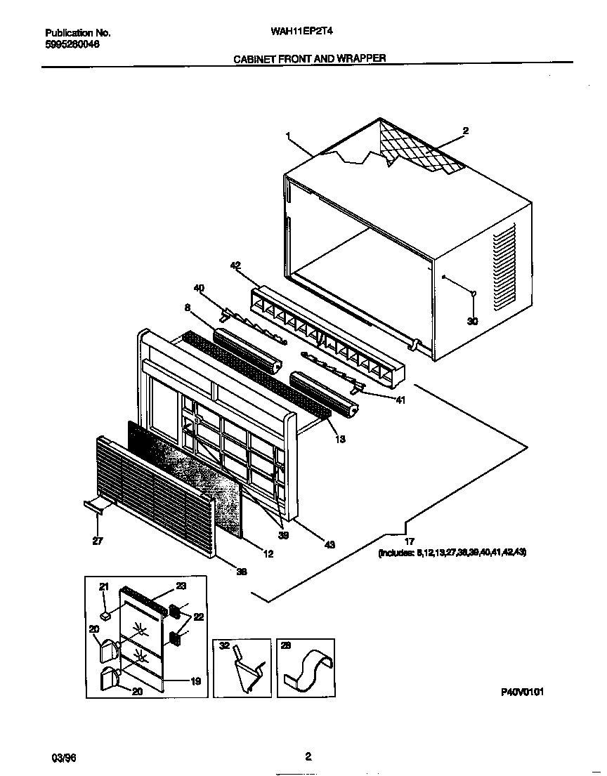 02 - CABINET FRONT AND WRAPPER