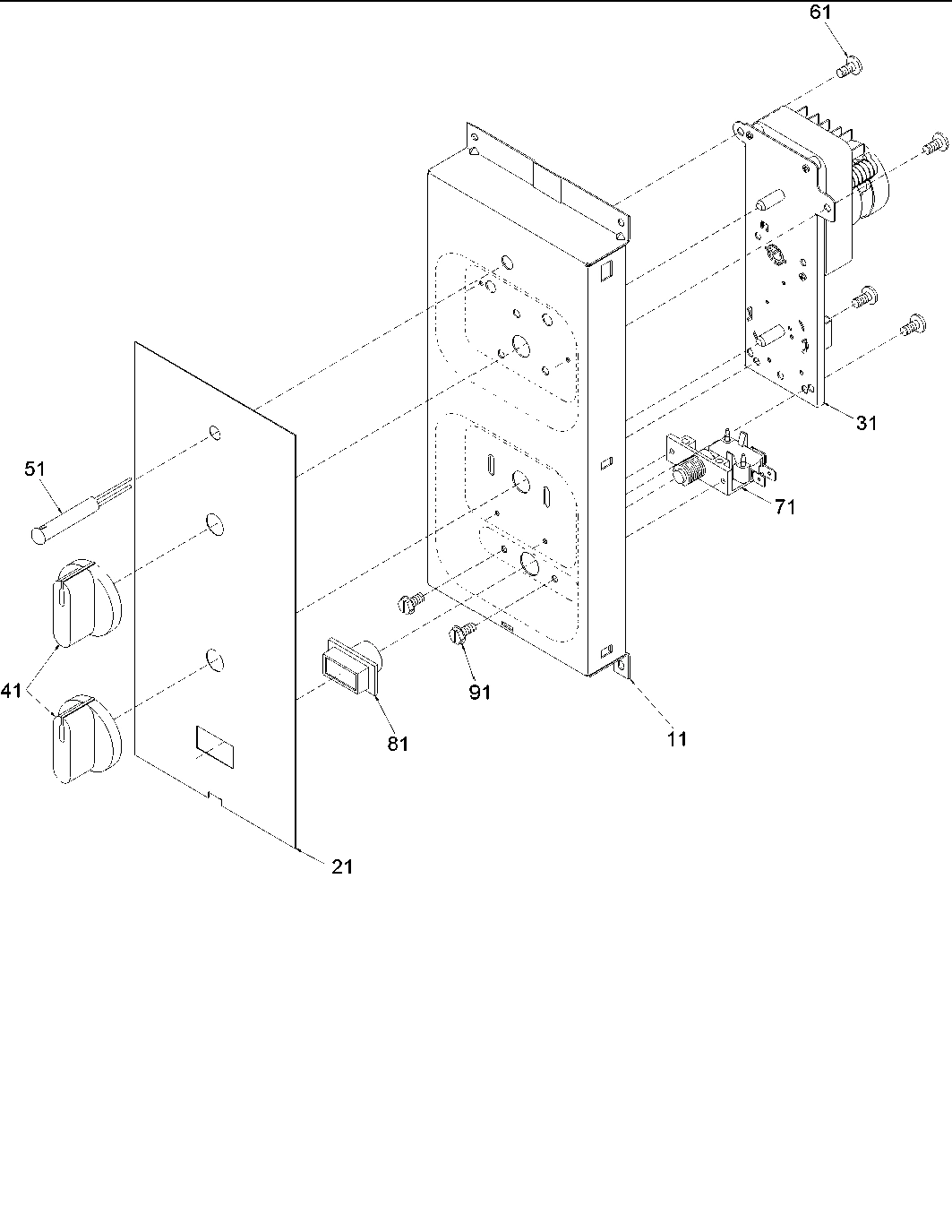 01 - Control Panel Assembly