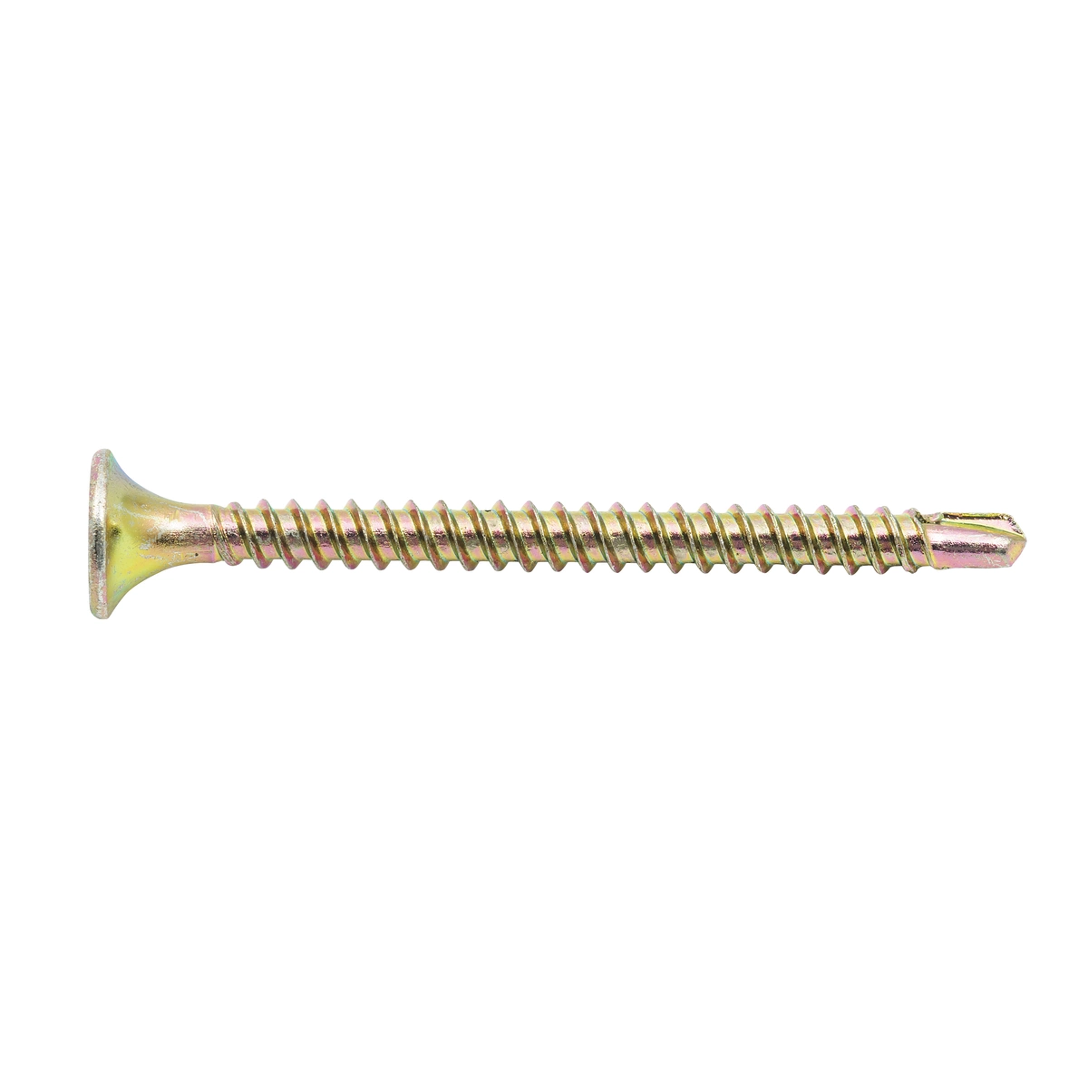 ZENITH® 6G x 45mm Gold Passivated, Self Drilling, Phillips Drive, Plasterboard Screws – Internal Use – 100 Pack