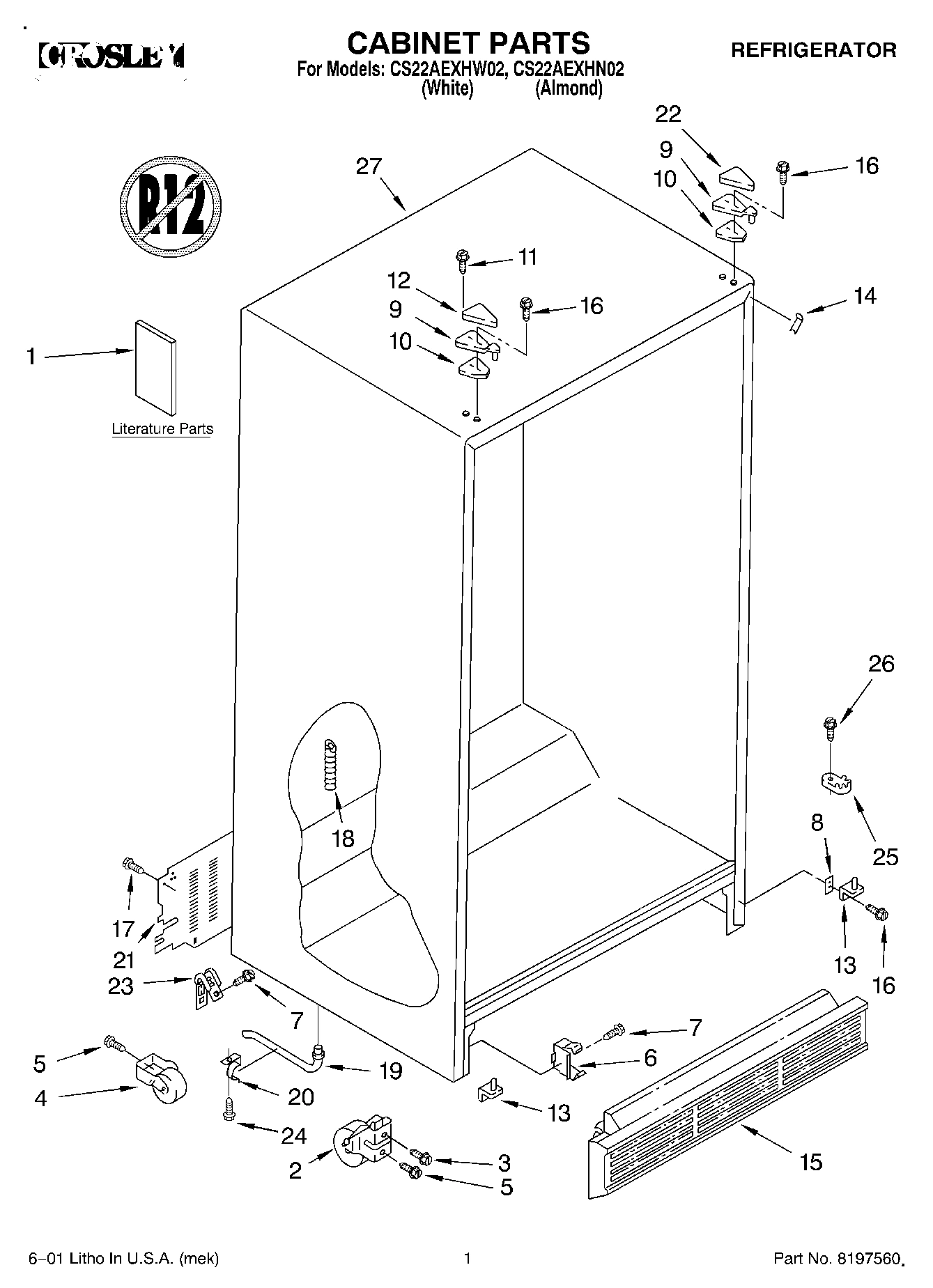 01 - CABINET, LITERATURE