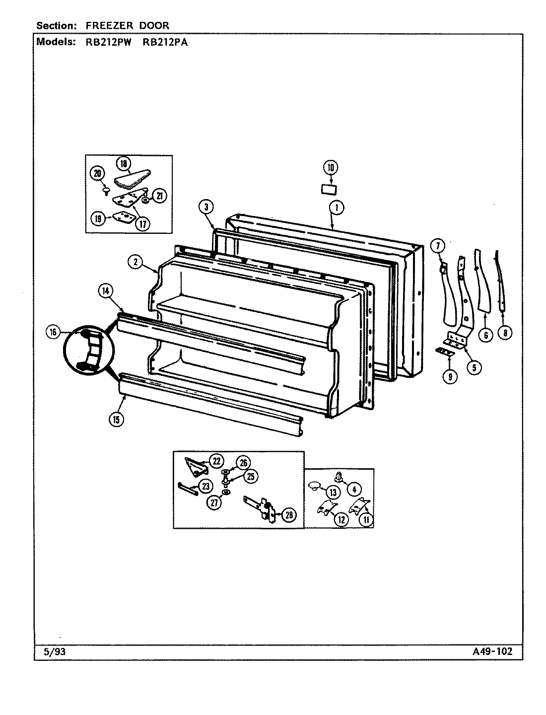 02 - FREEZER DOOR