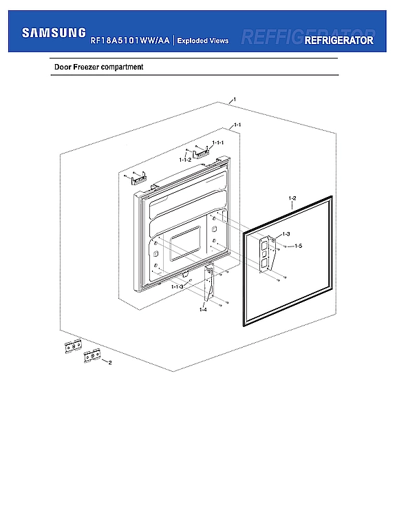 Freezer Door Compartment