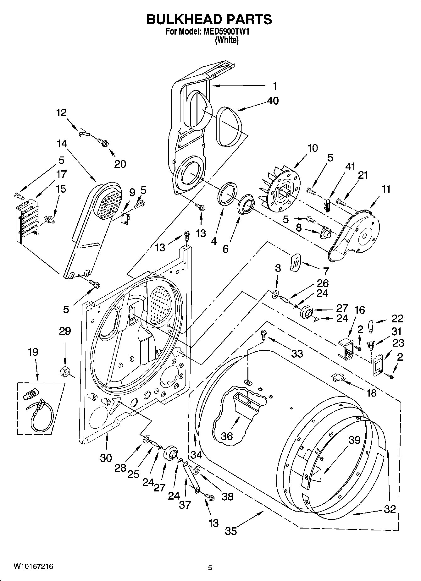 03 - BULKHEAD PARTS, OPTIONAL PARTS (NOT INCLUDED)