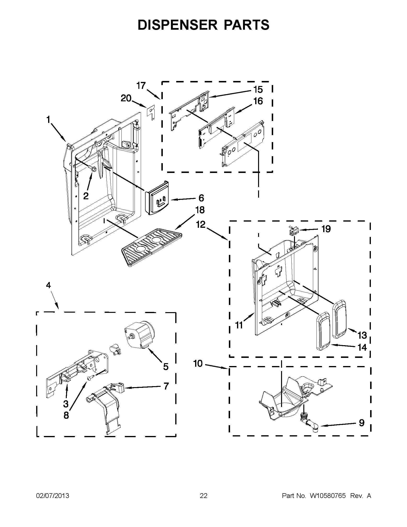 11 - DISPENSER PARTS