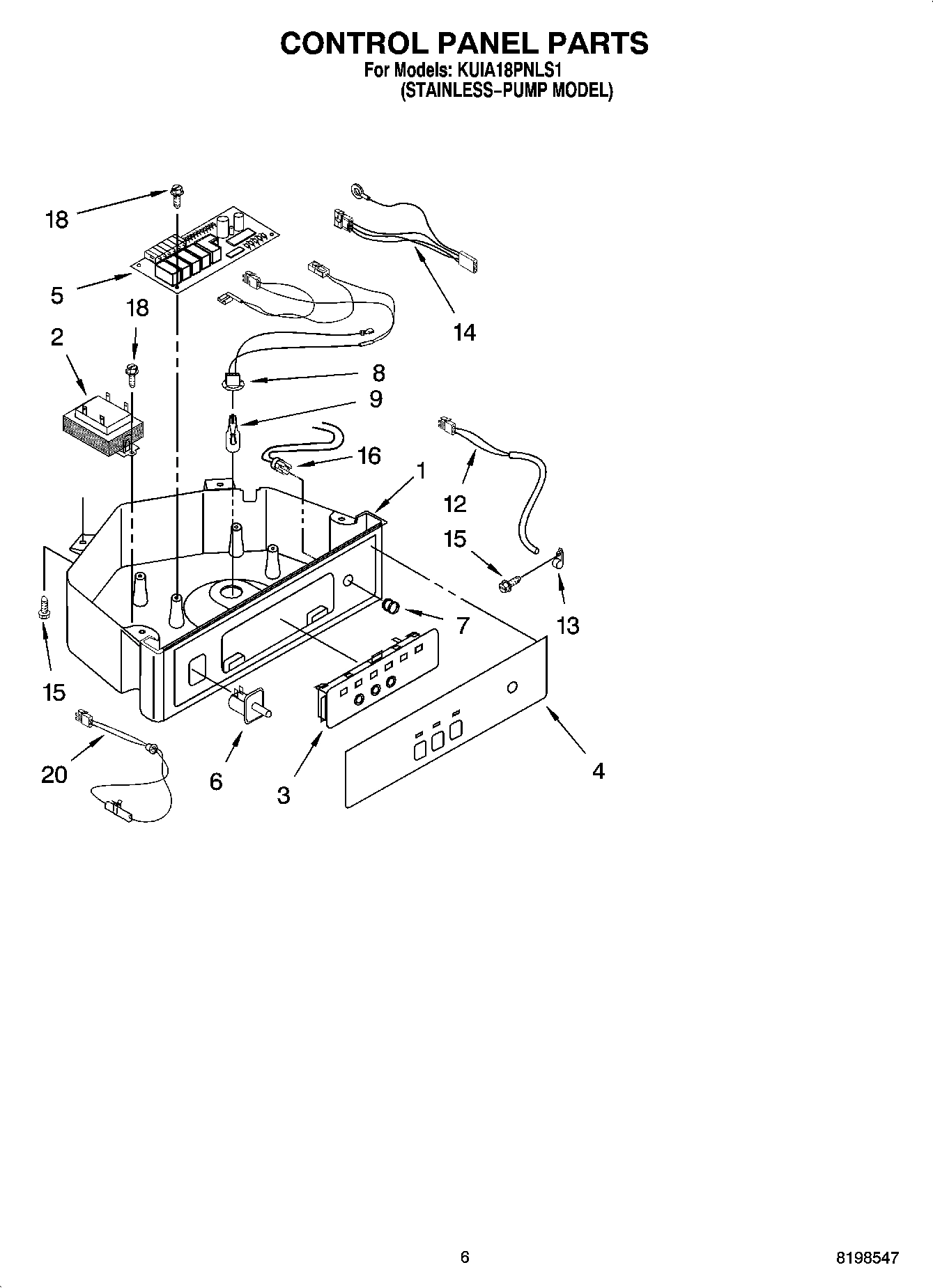04 - CONTROL PANEL PARTS