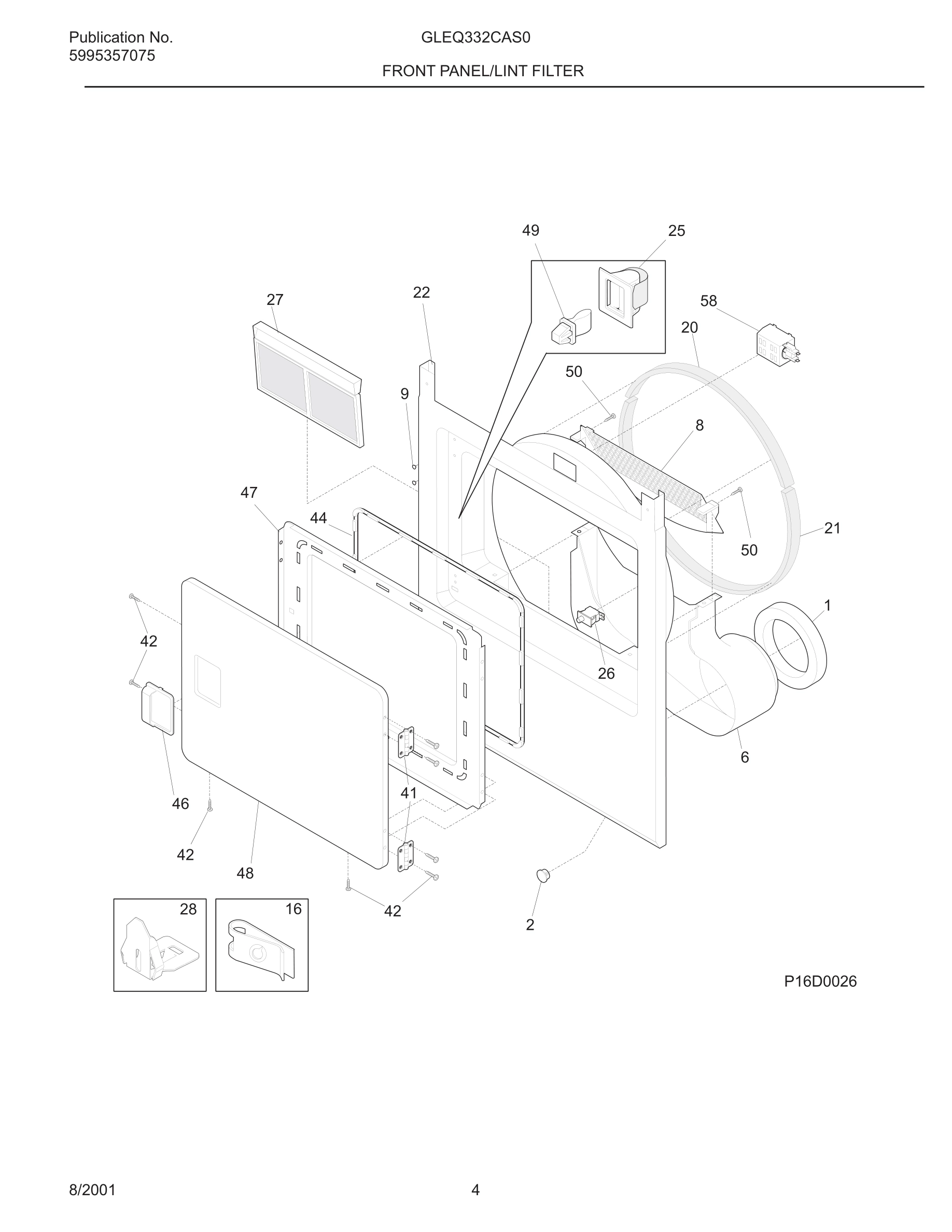 05 - FRONT PANEL/LINT FILTER