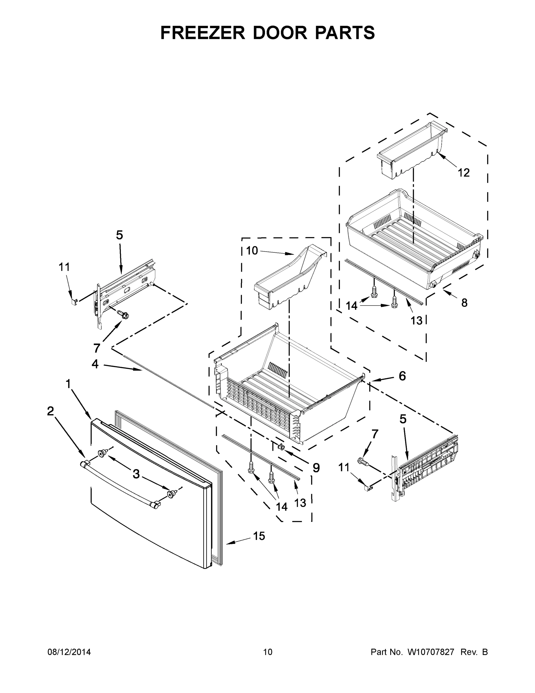 06 - FREEZER DOOR PARTS