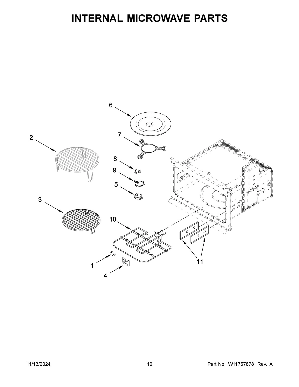 06 - INTERNAL MICROWAVE PARTS