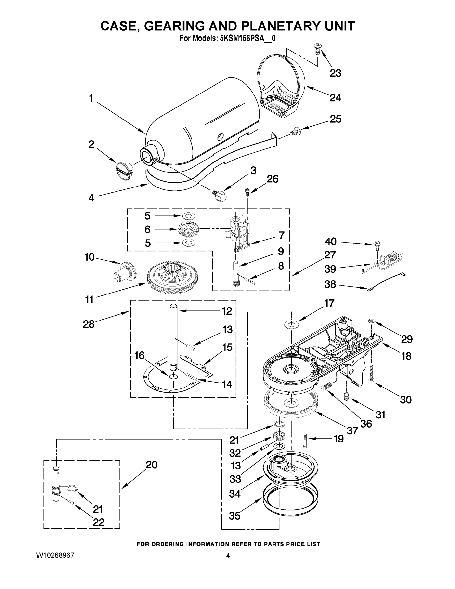 02 - CASE, GEARING AND PLANETARY UNIT