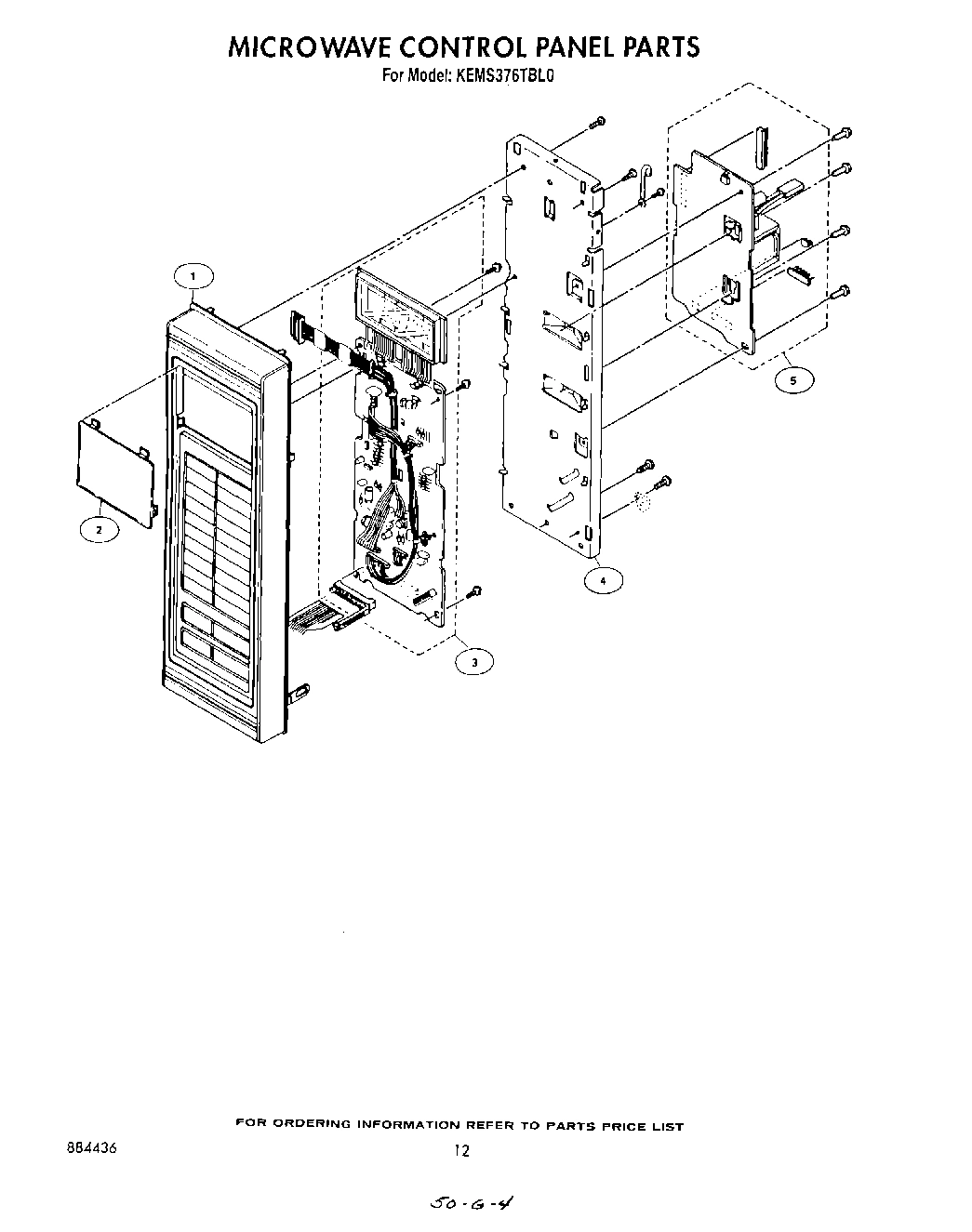 09 - MICROWAVE CONTROL PANEL