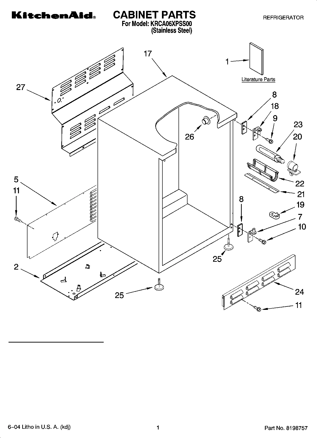 01 - CABINET PARTS