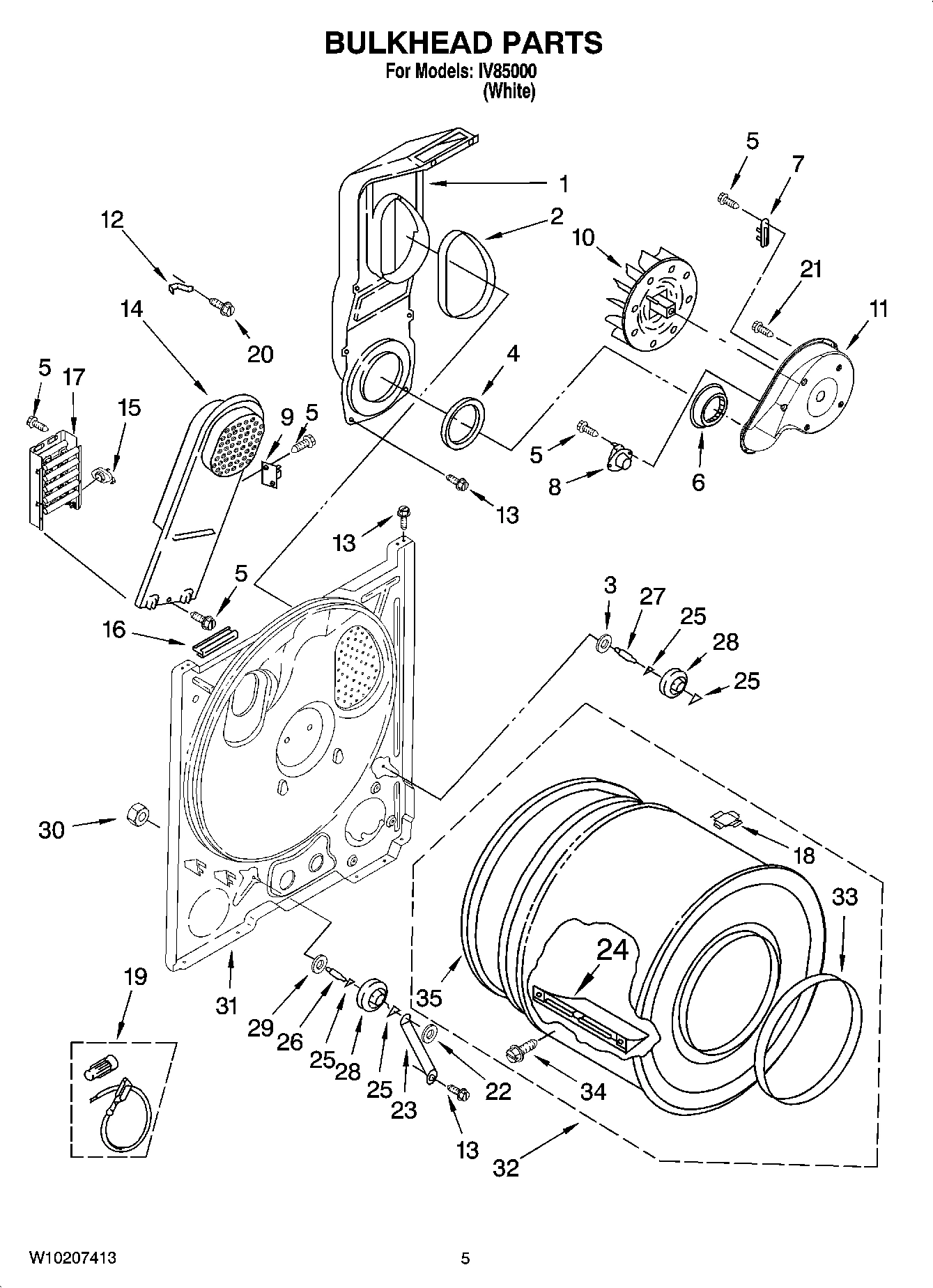 03 - BULKHEAD PARTS, OPTIONAL PARTS (NOT INCLUDED)