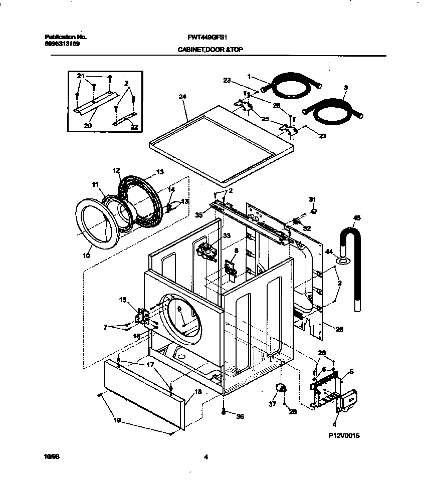 03 - P12V0015  WSHR  CAB,DOOR