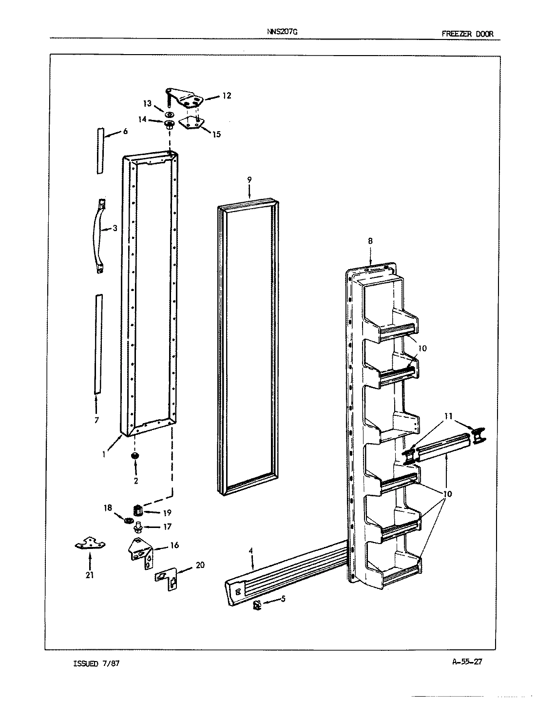 02 - FREEZER DOOR