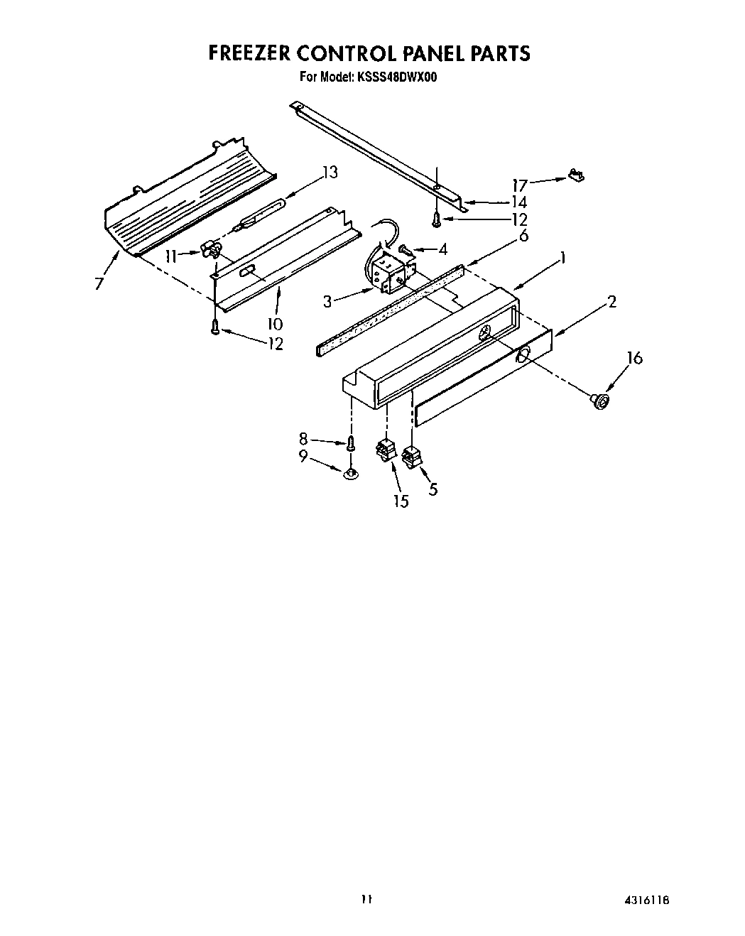 08 - FREEZER CONTROL PANEL