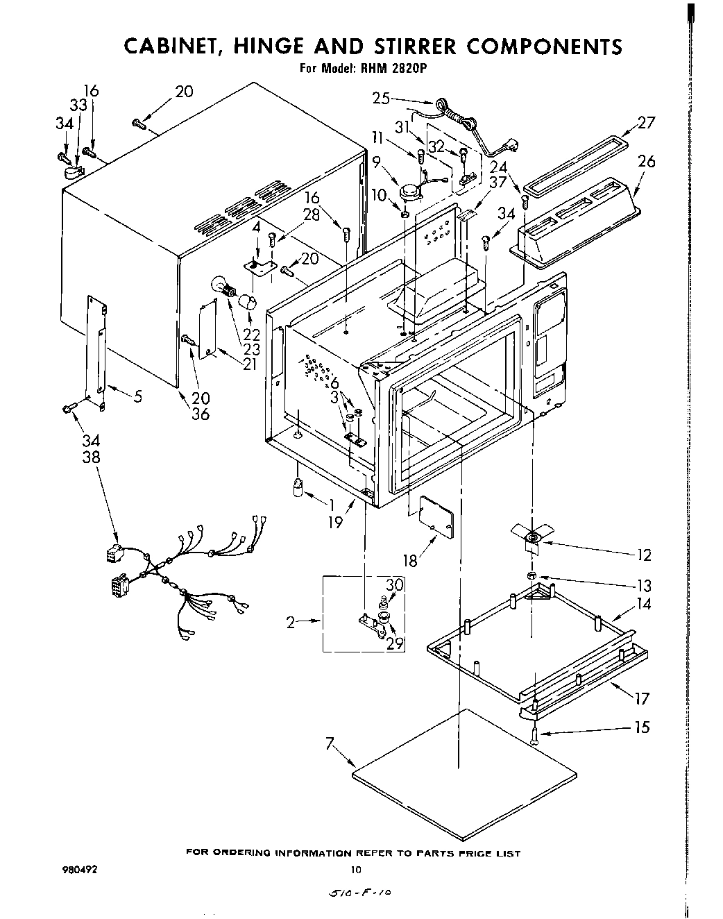 06 - CABINET, HINGE AND STIRRER