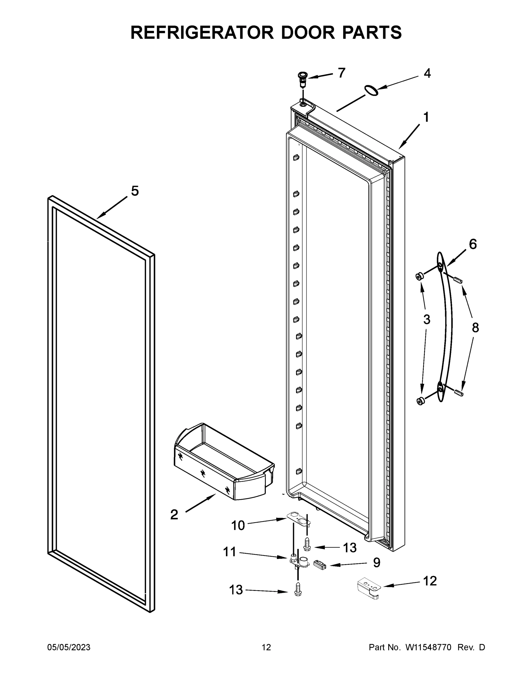07 - REFRIGERATOR DOOR PARTS