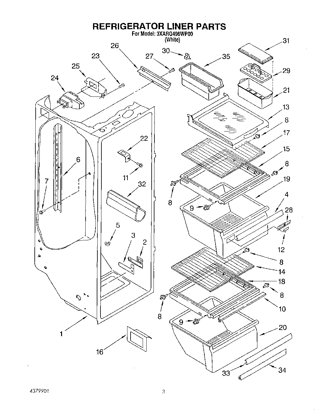 02 - REFRIGERATOR LINER