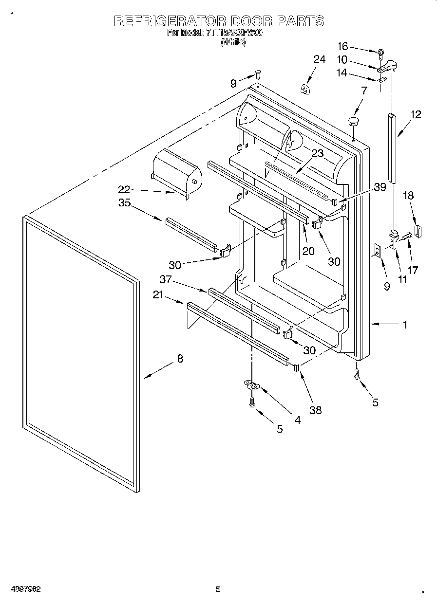04 - REFRIGERATOR DOOR