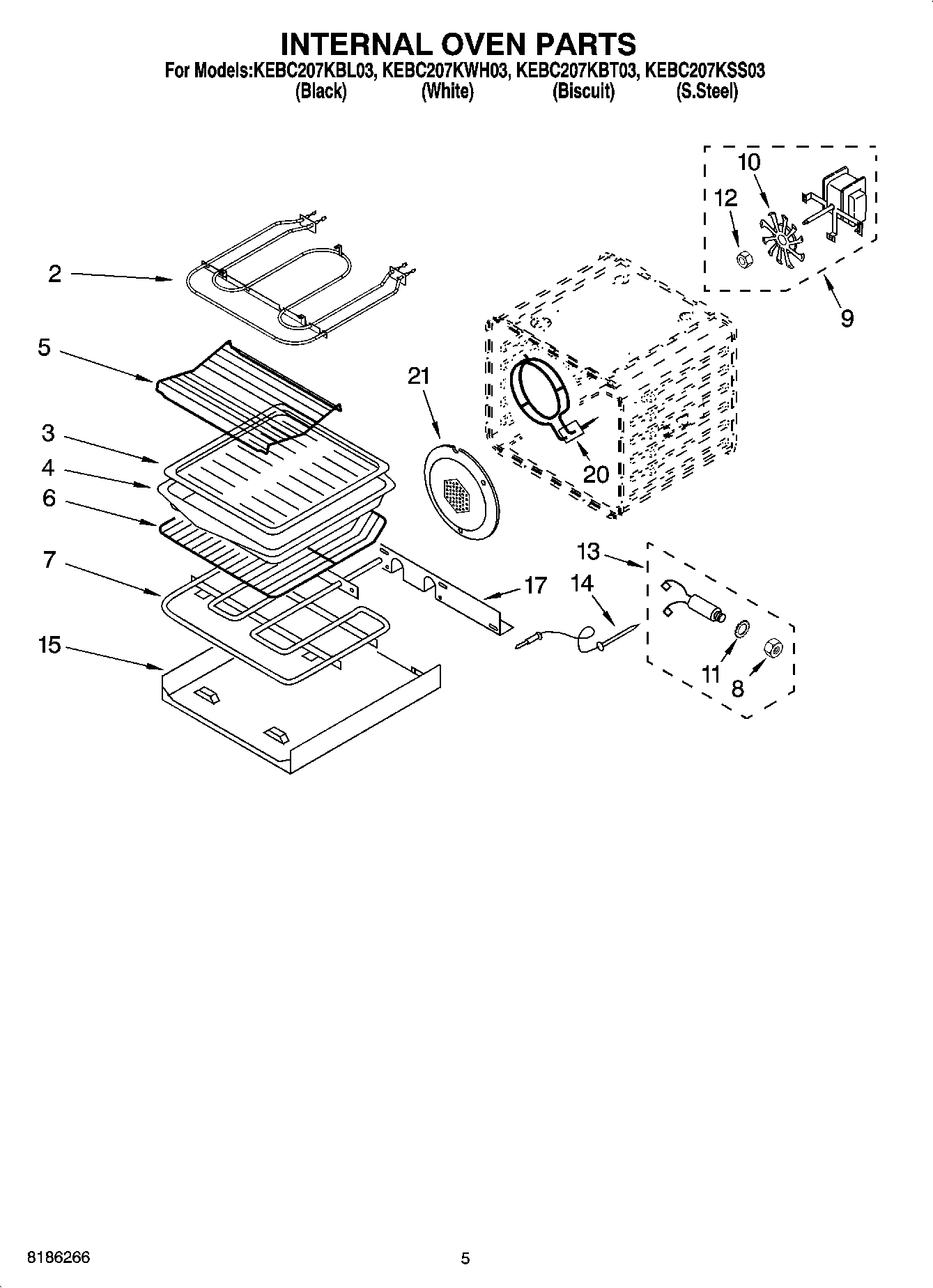 04 - INTERNAL OVEN PARTS